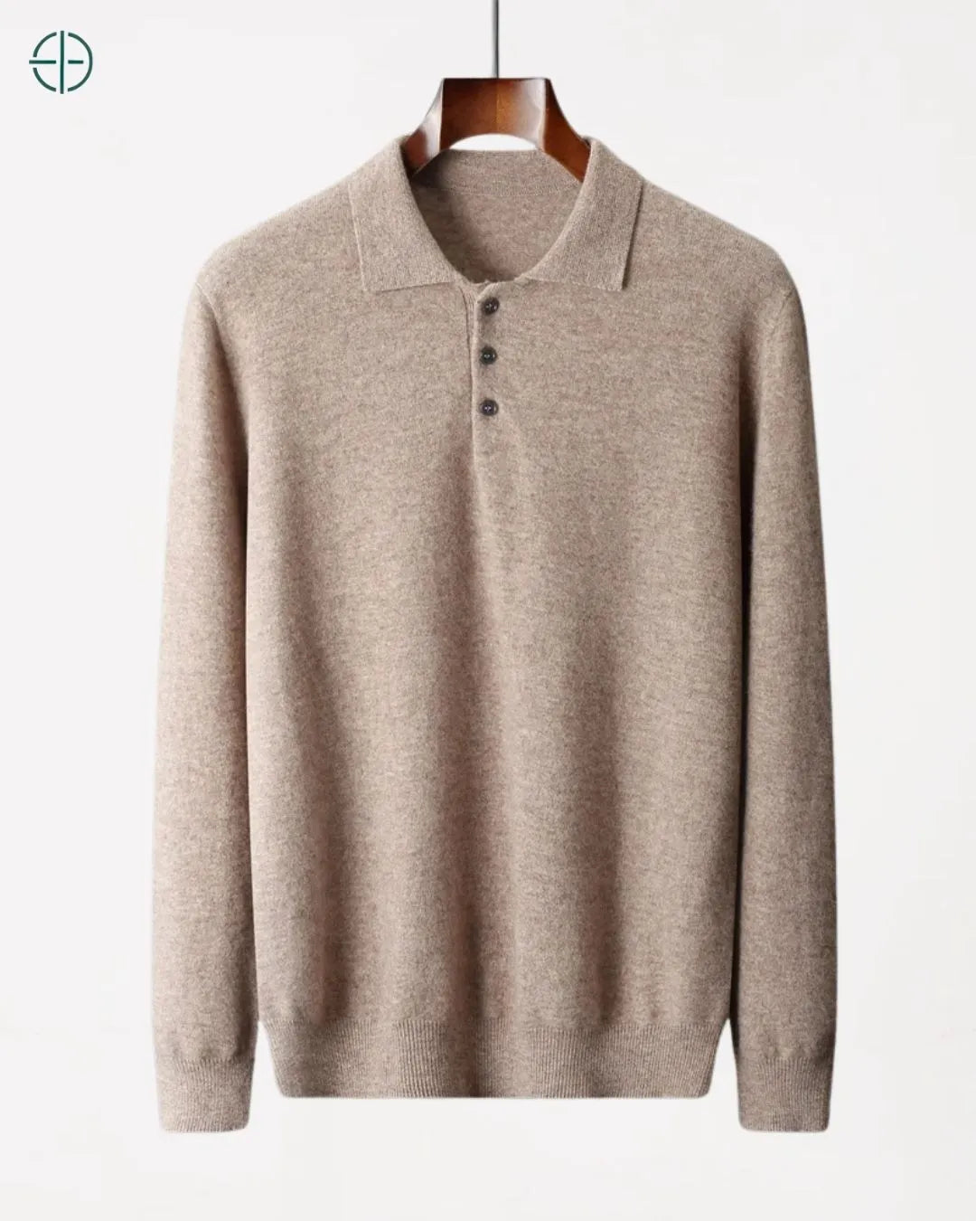 Imagem de polo refinada com caimento elegante