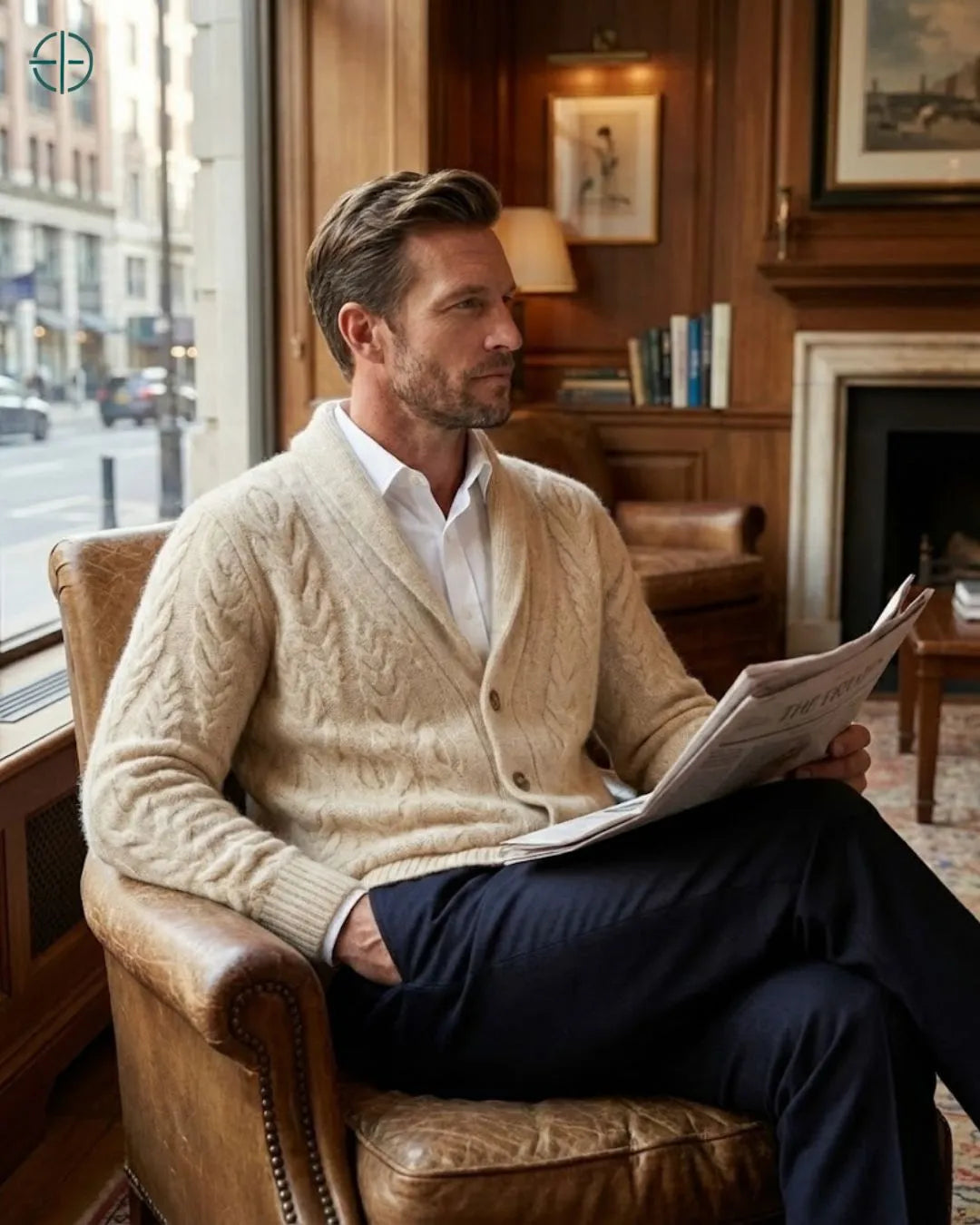 Sueter_Masculino_Bellagio_100_Cashmere_Rest_Money_