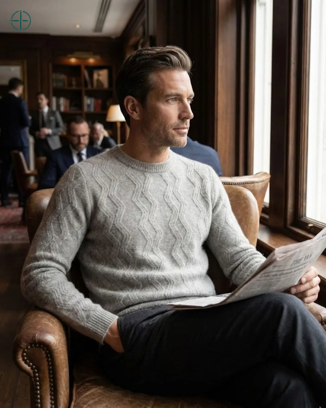 Sueter_Masculino_Farnese_100_Cashmere_Rest_Money_