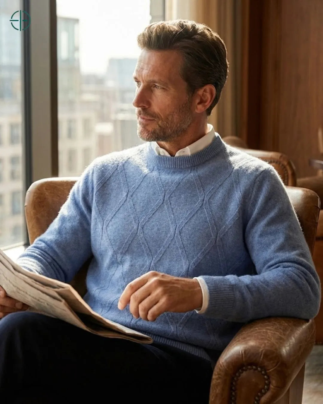 Sueter_Masculino_Lombardia_100_Cashmere_Rest_Money_