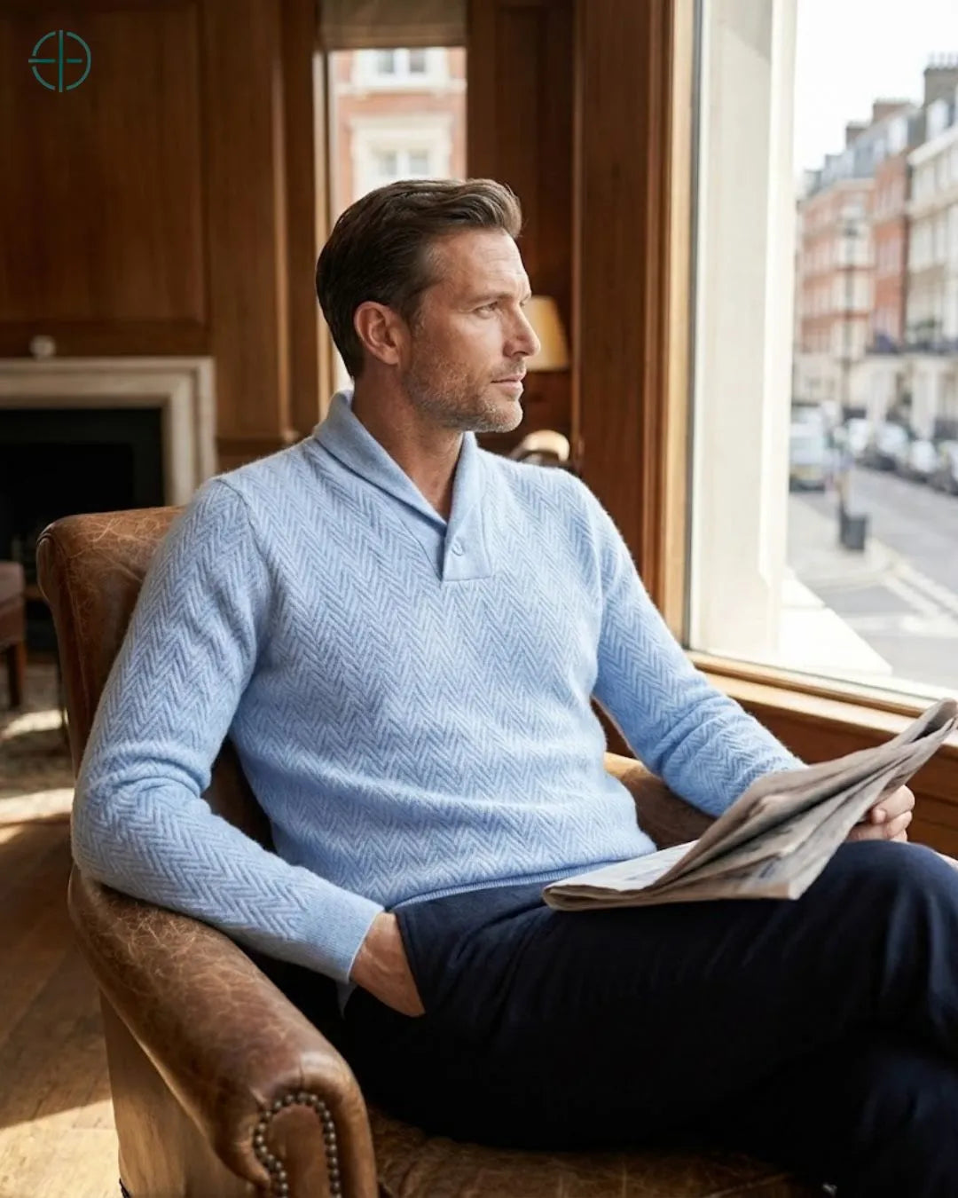 Sueter_Masculino_Sorrento_100_Cashmere_Rest_Money_