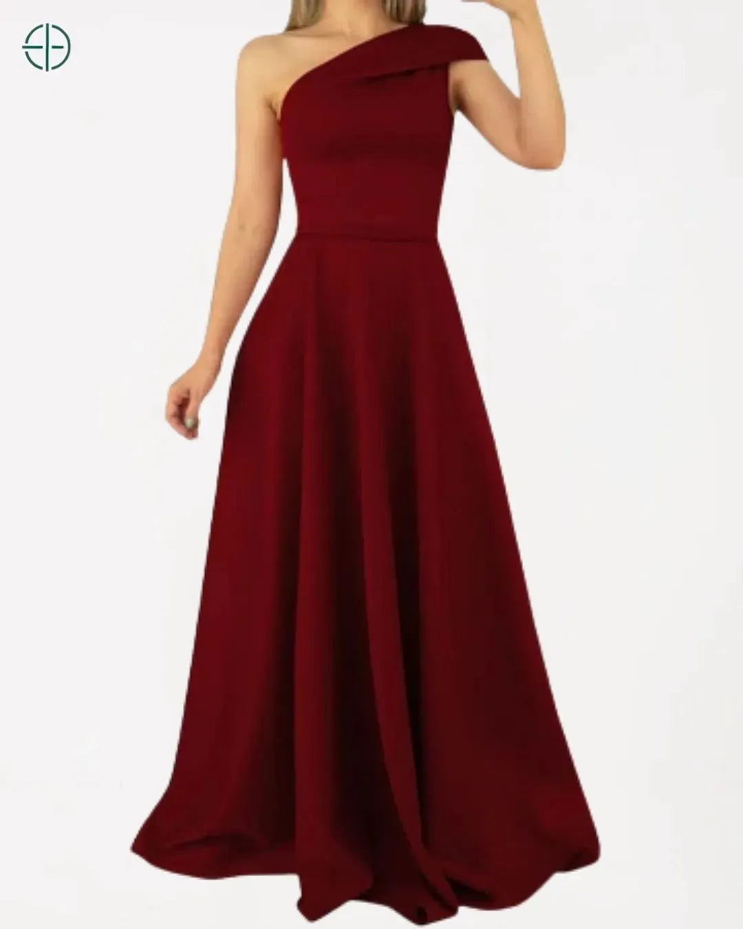 Imagem do vestido assimétrico ideal para festas sofisticadas