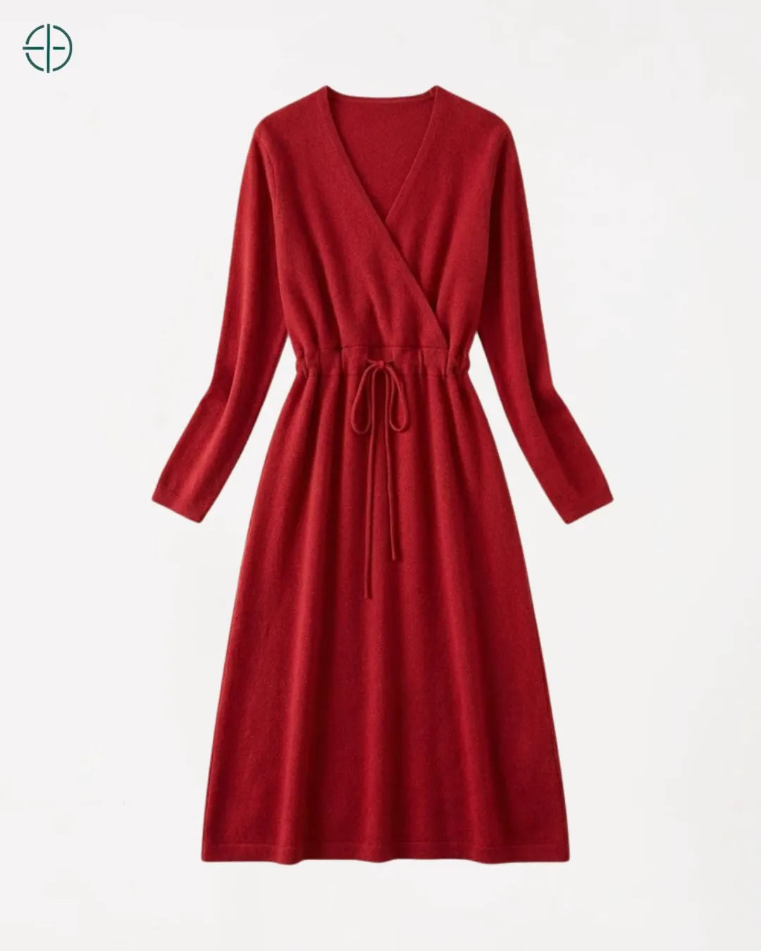 Vestido Transpassado com Amarração 100% Caxemira | Rest Money™