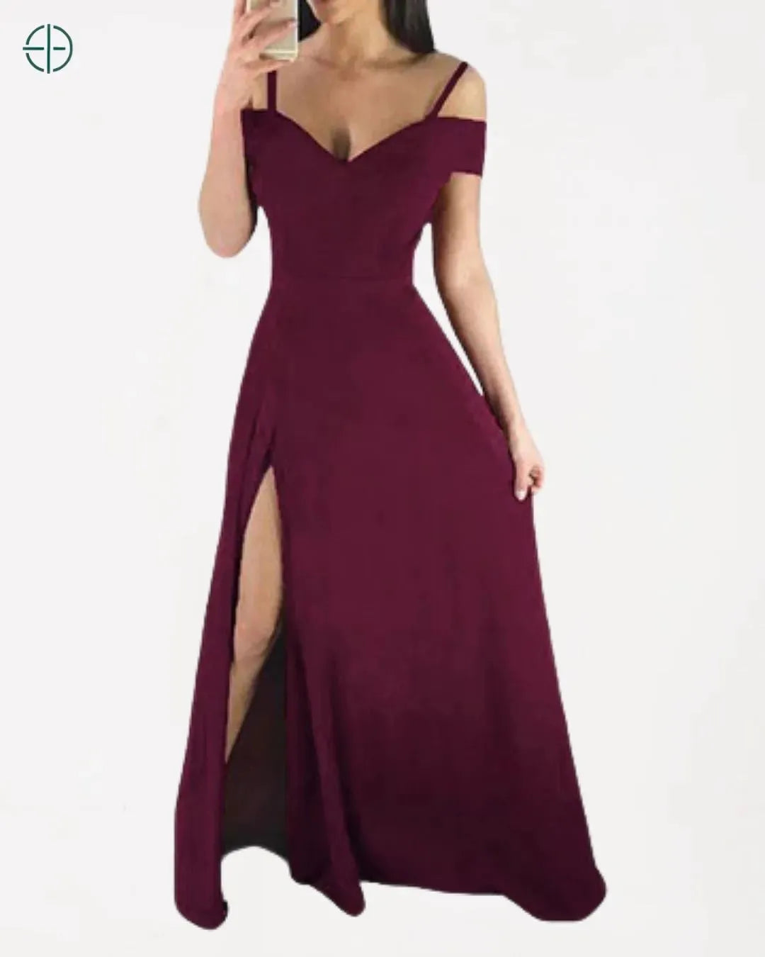 Imagem destacando o decote suave que valoriza o colo