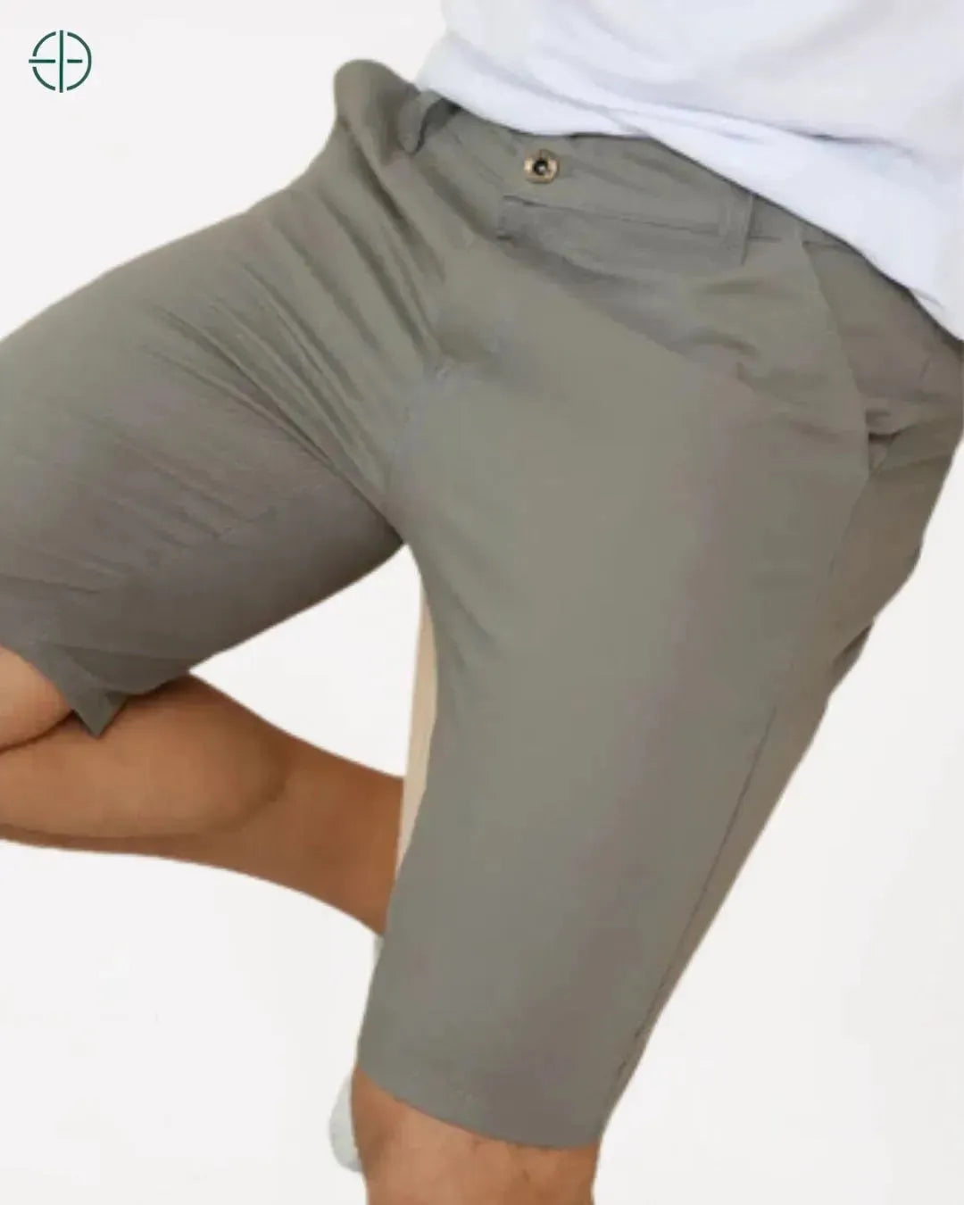 estilo casual chic com bermuda masculina