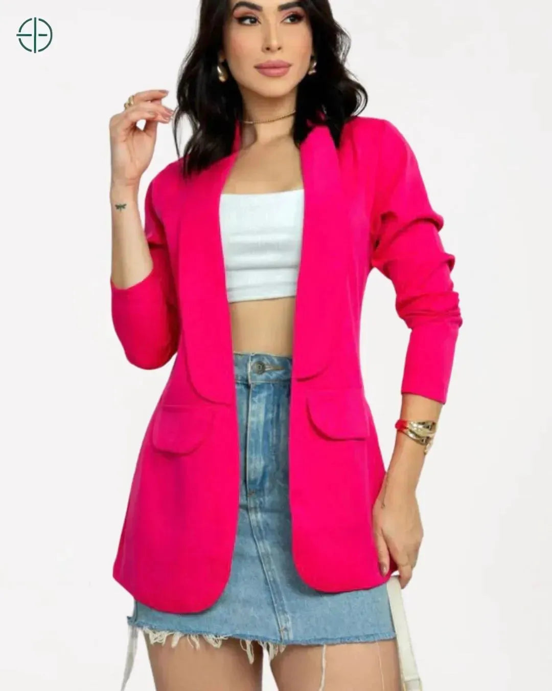 blazer compondo look para ambiente corporativo