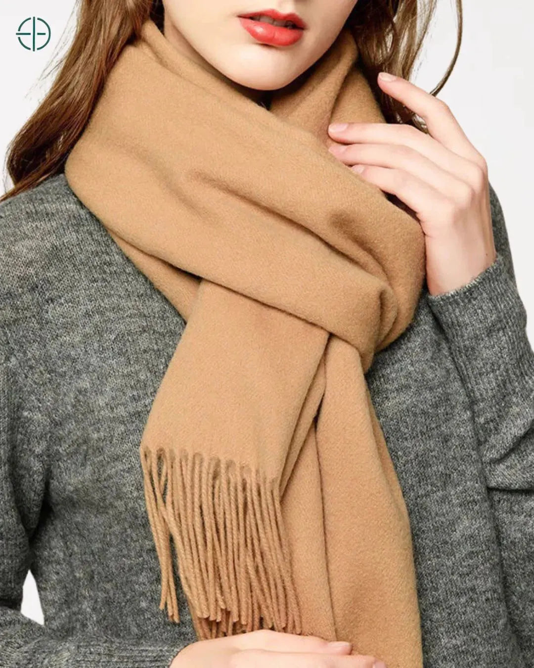 cachecol premium de caxemira – acessório essencial para o inverno old money