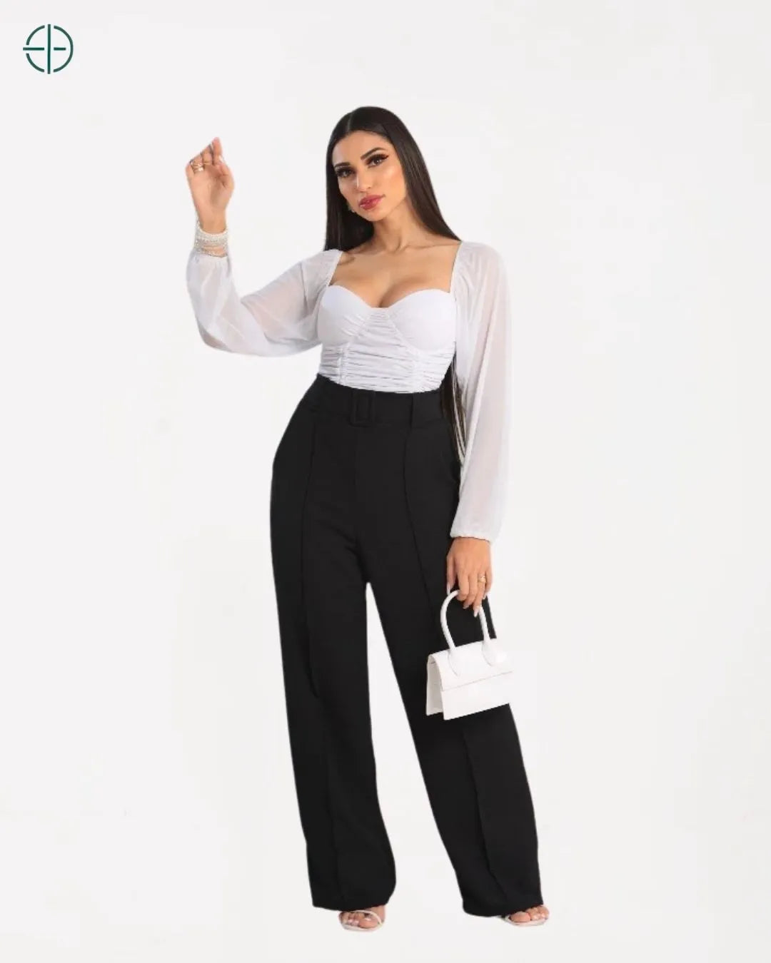 look completo com blazer compondo visual de escritório