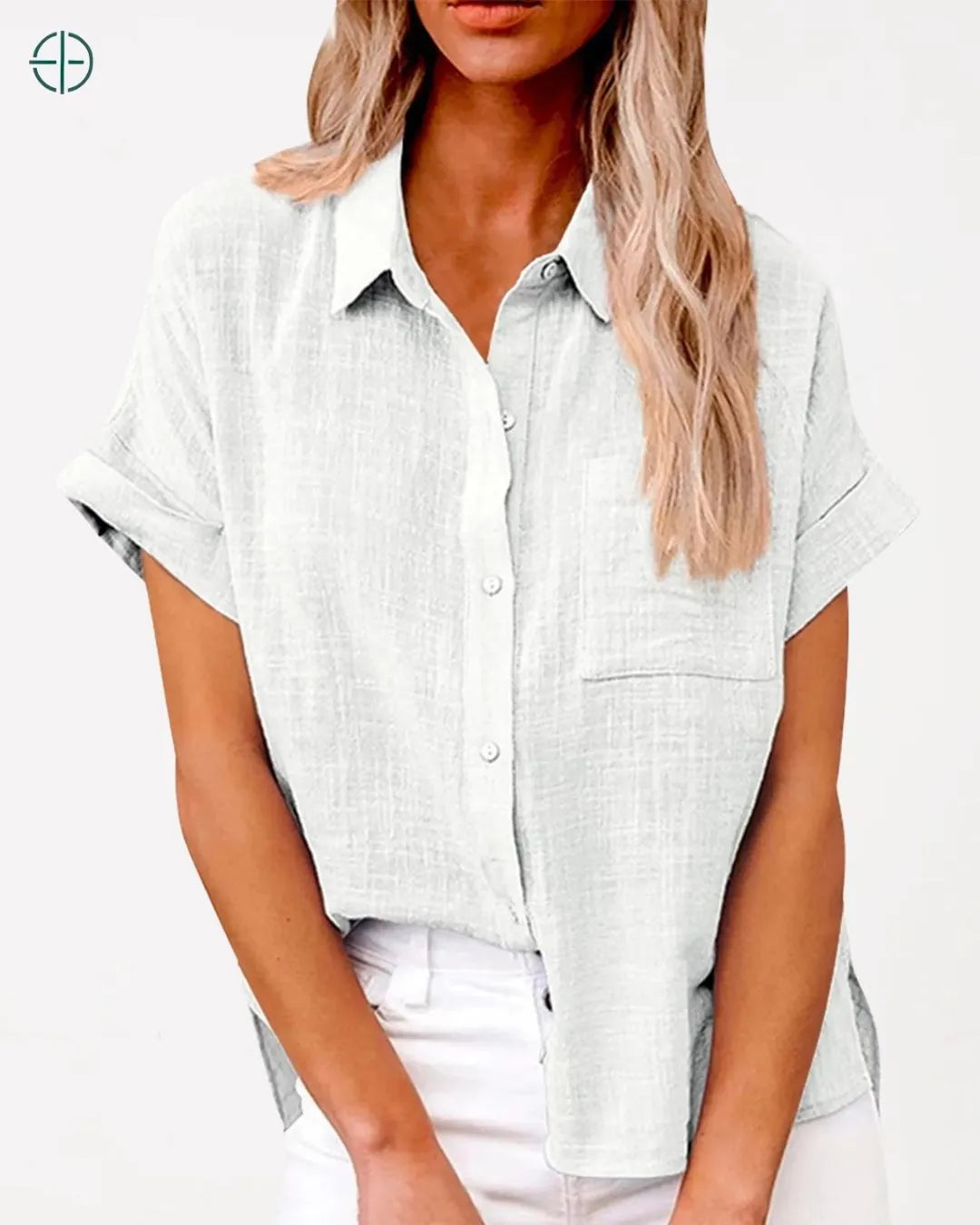 close no tecido de algodão com linho natural