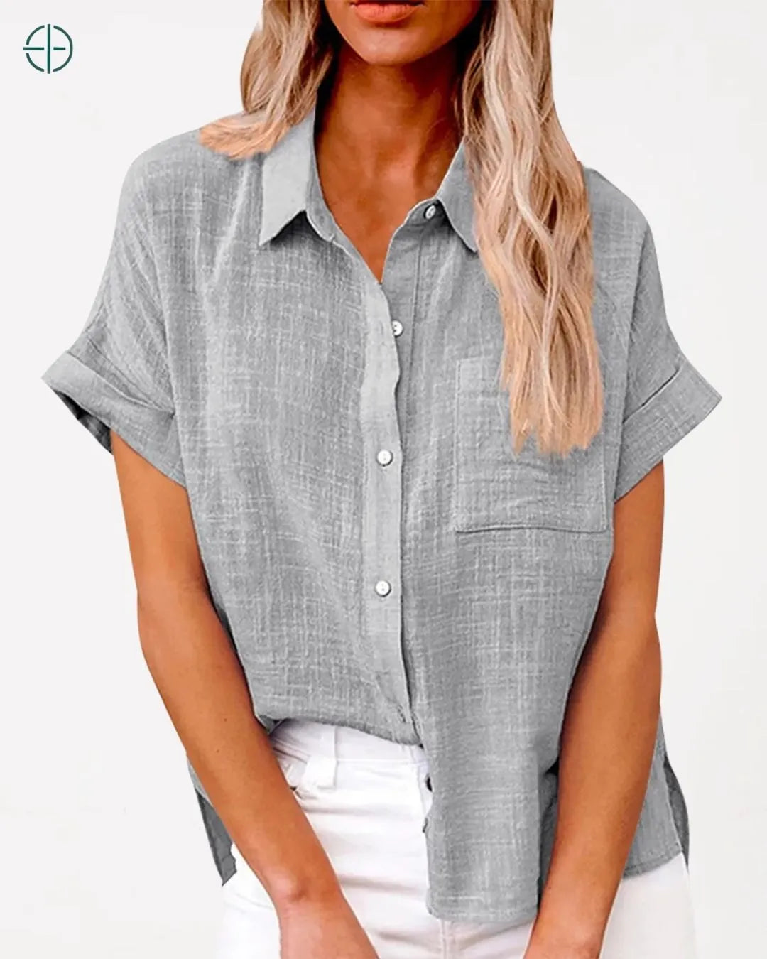 camisa combinada com calça social em estilo executivo