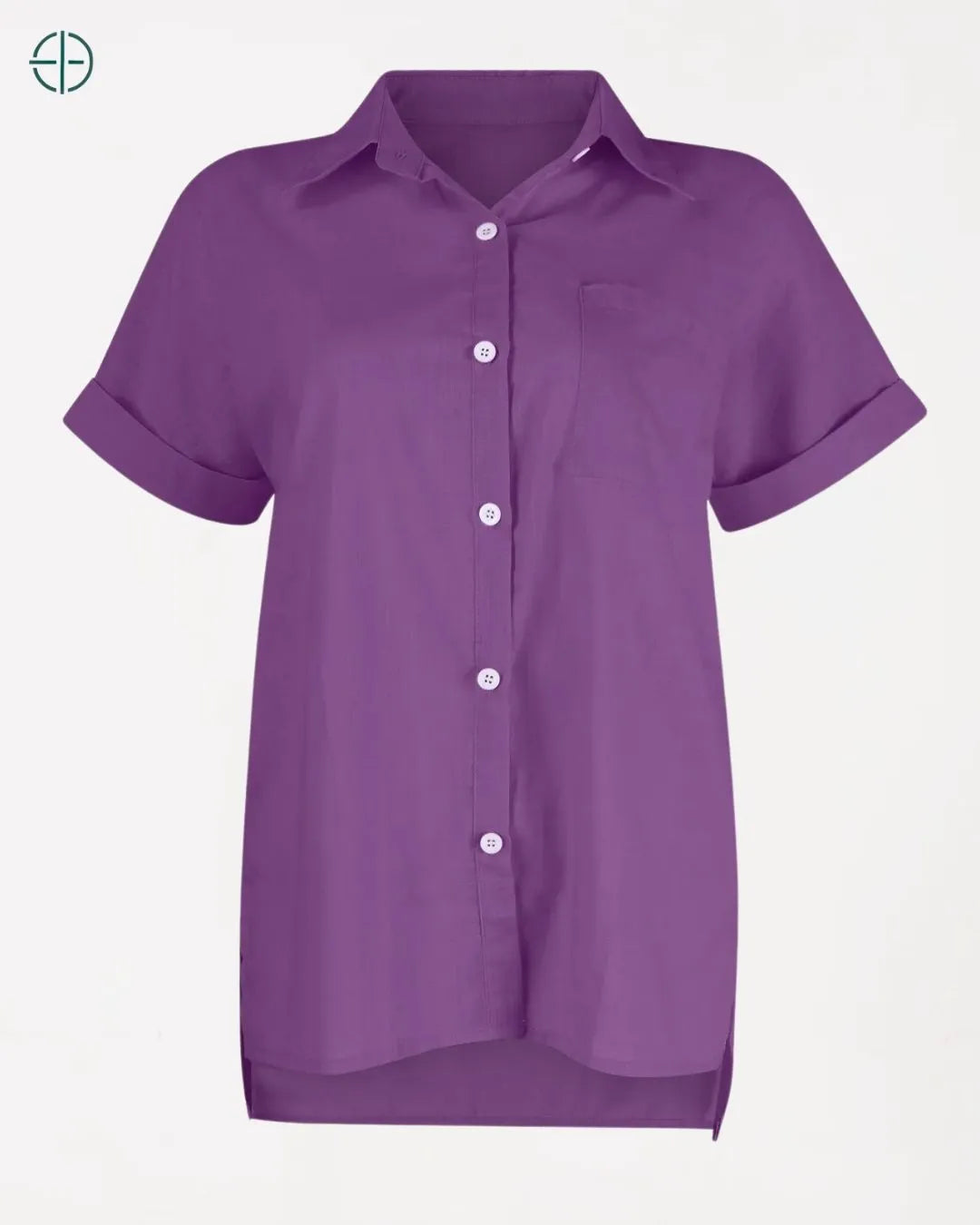 camisa combinada com short para look descontraído de verão