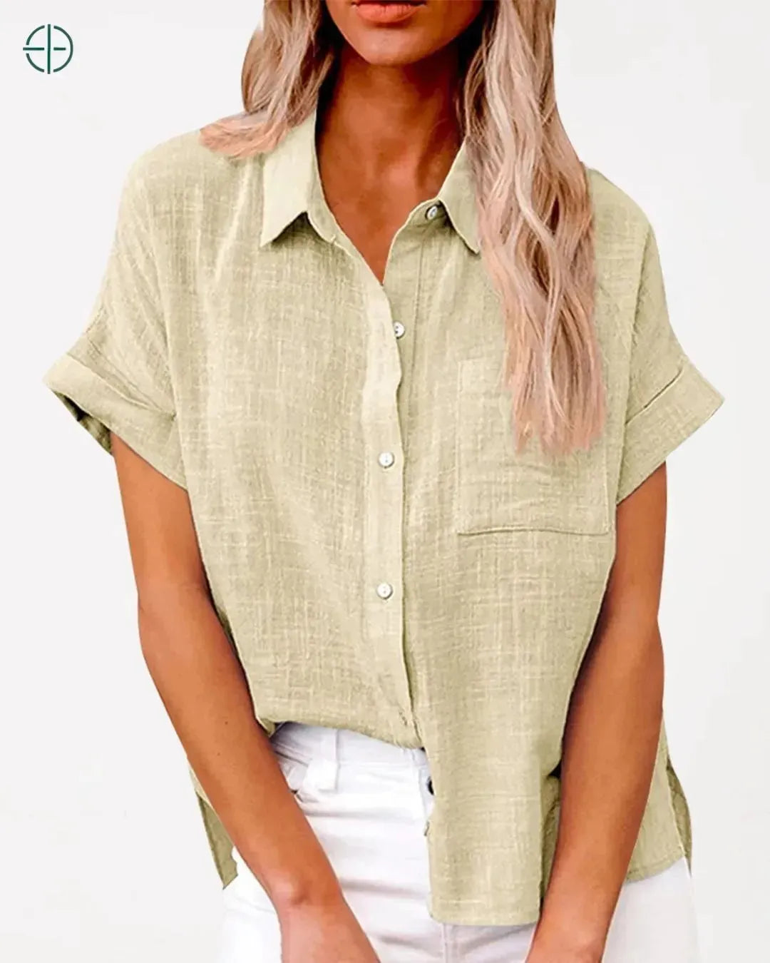 camisa destacando textura em contraste com sombra suave