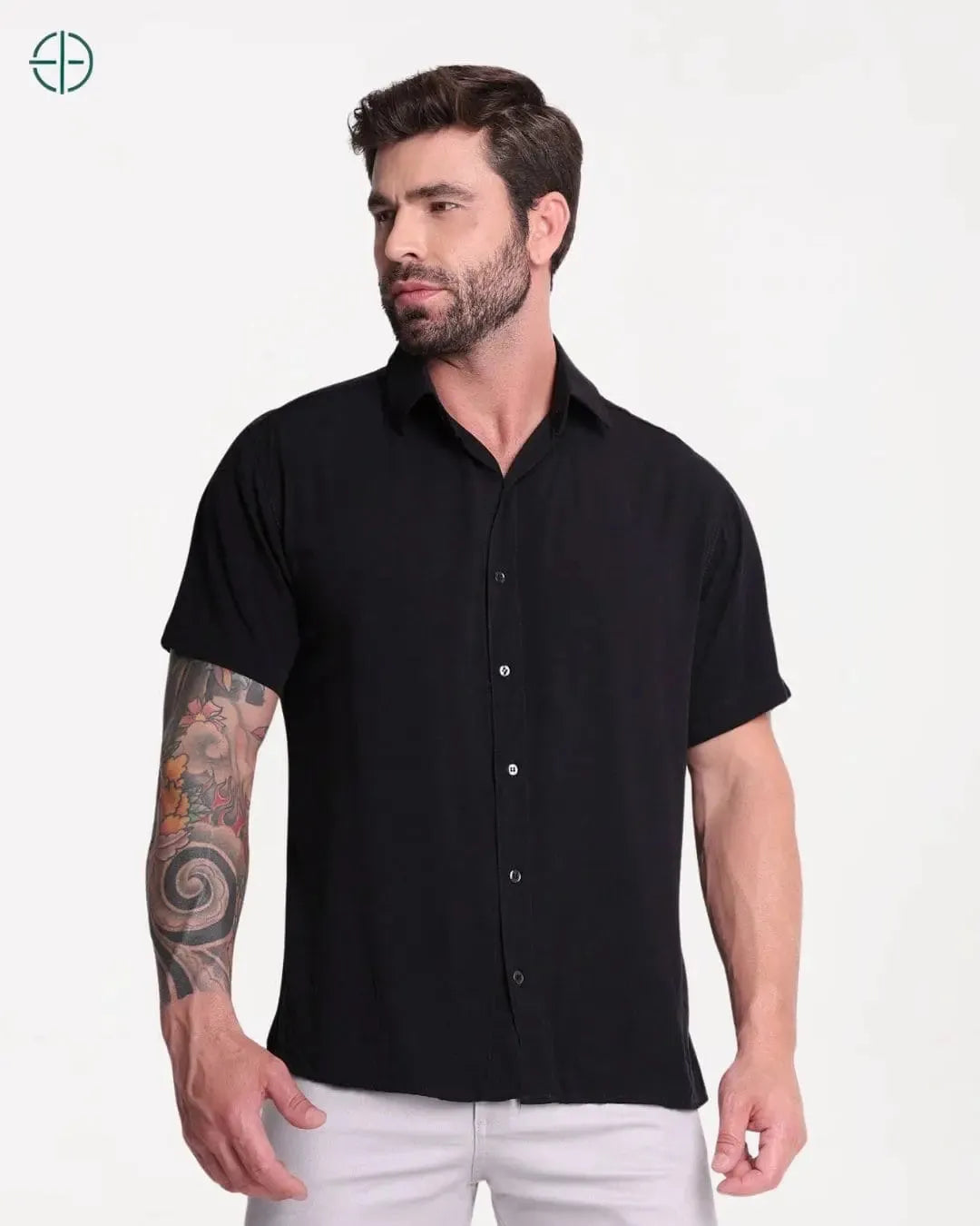 camisa masculina de viscolinho – ideal para eventos e ocasiões especiais