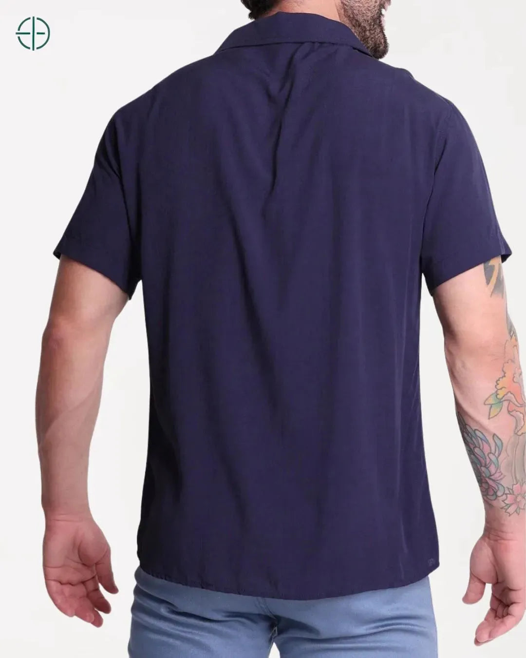 camisa masculina de luxo – viscolinho premium e caimento sofisticado