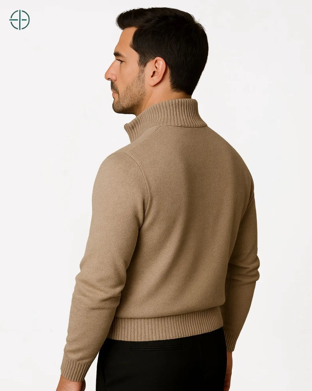 Visual refinado com textura suave e tom neutro sofisticado