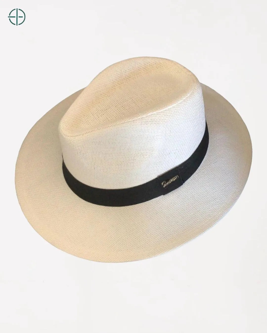chapéu panamá masculino com faixa preta de estilo vintage