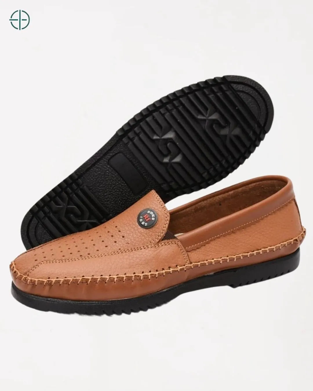 mocassim casual para homens com solado flexível