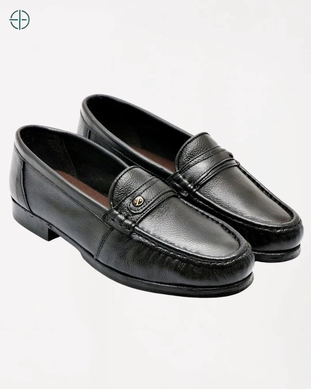 mocassim masculino social cor coiote em couro legítimo