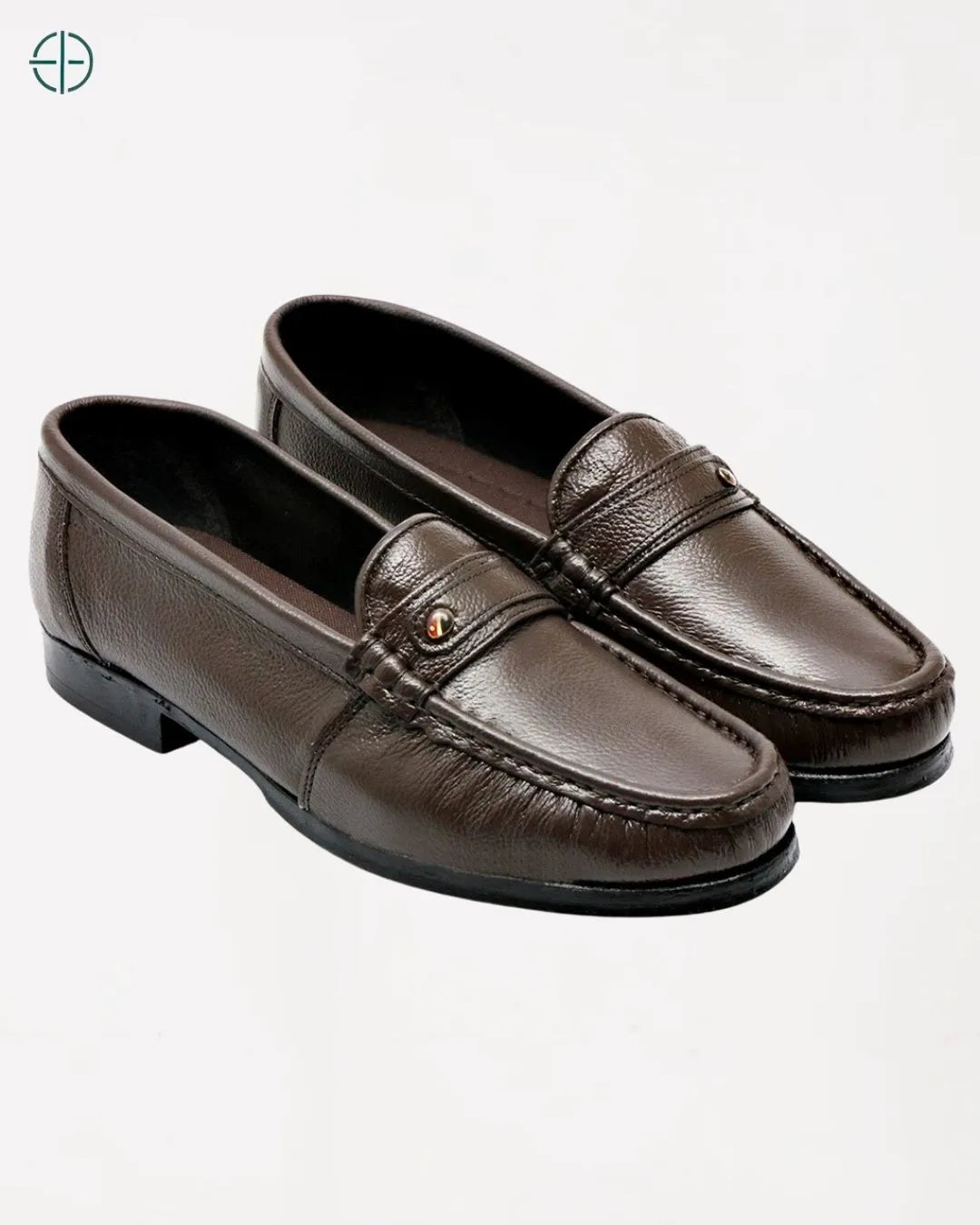 sapato de couro legítimo masculino elegante