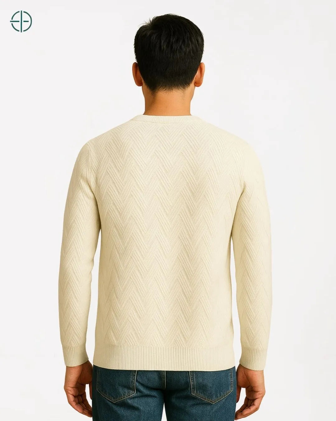 Look old money com pulôver de lã caxemira e calça de alfaiataria clássica