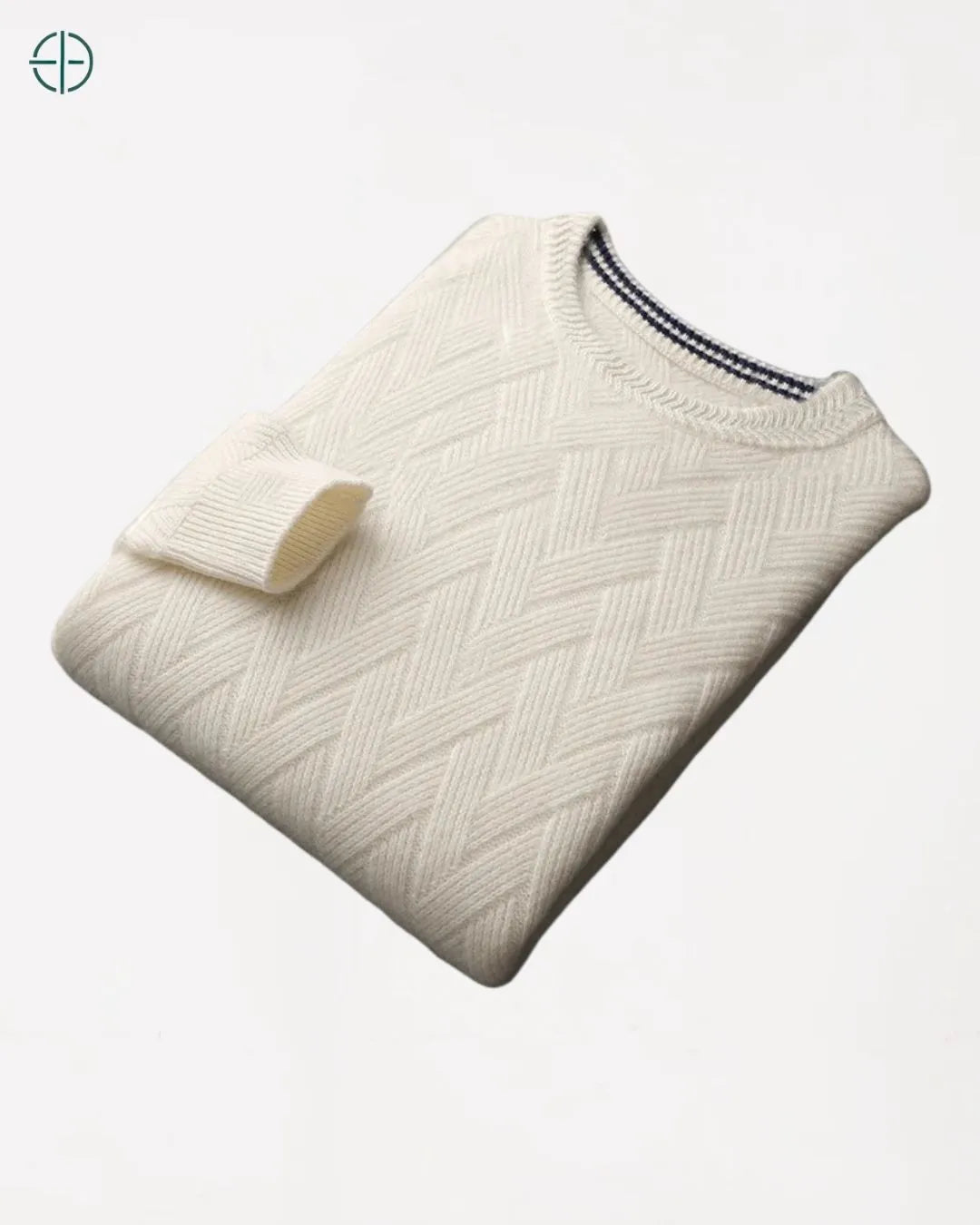 Gola encorpada em malha de caxemira com acabamento nobre e toque old money