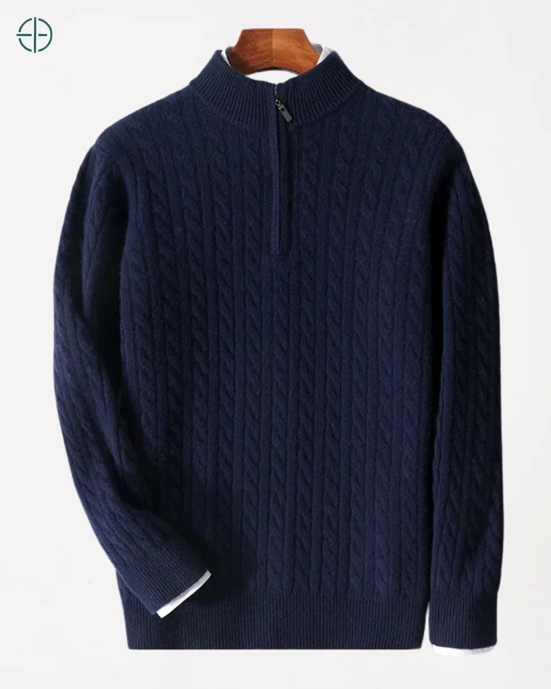 Pulôver Rest Money como expressão de sofisticação silenciosa no vestuário masculino.