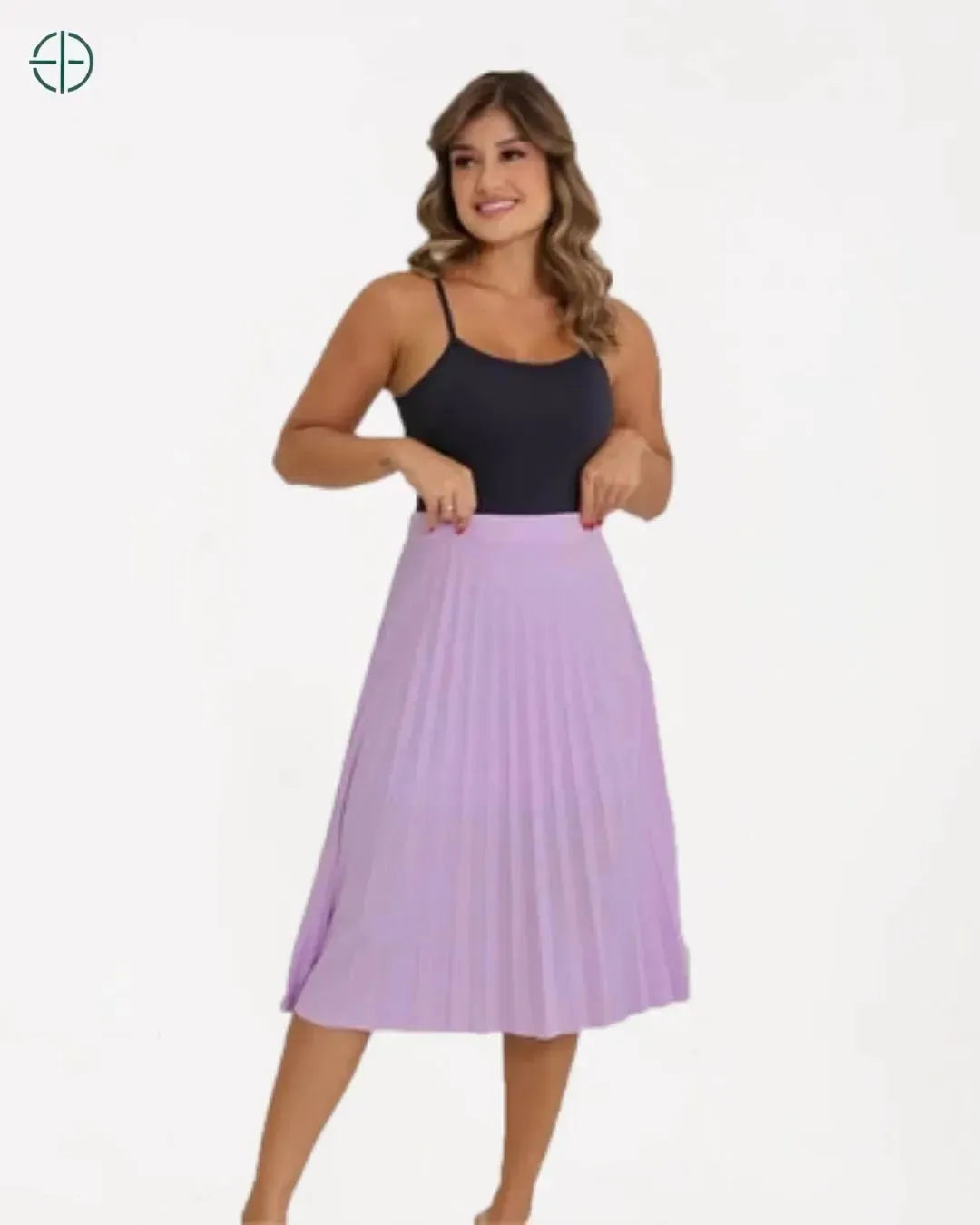 forro interno aparecendo discretamente em movimento