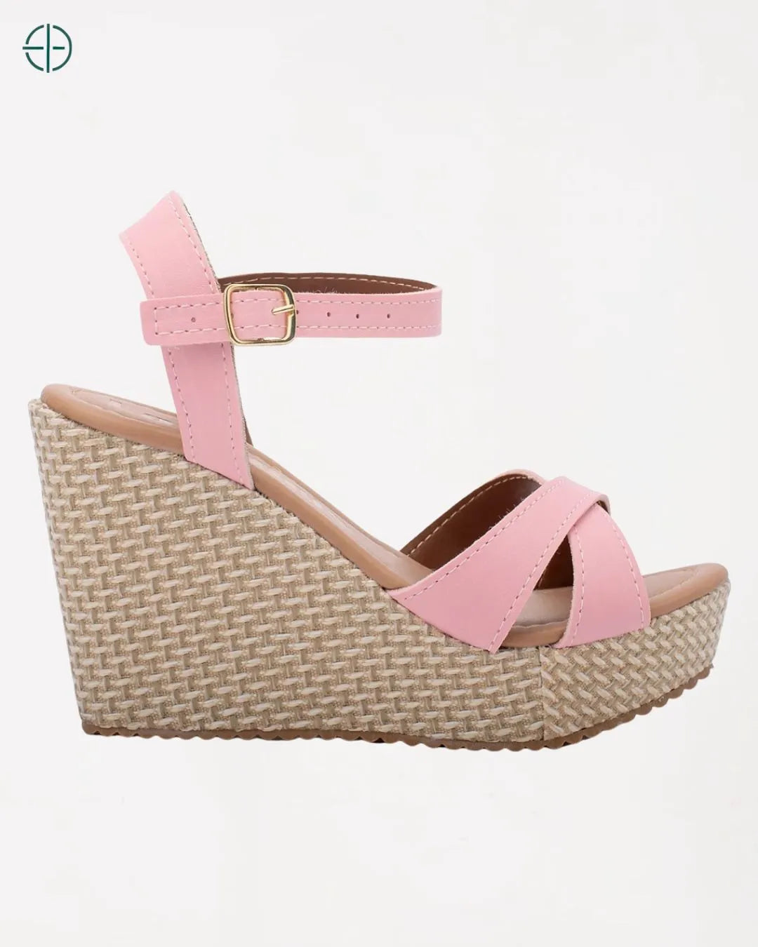 Sandália anabela charmosa e confortável, ideal para quem ama estar na moda.