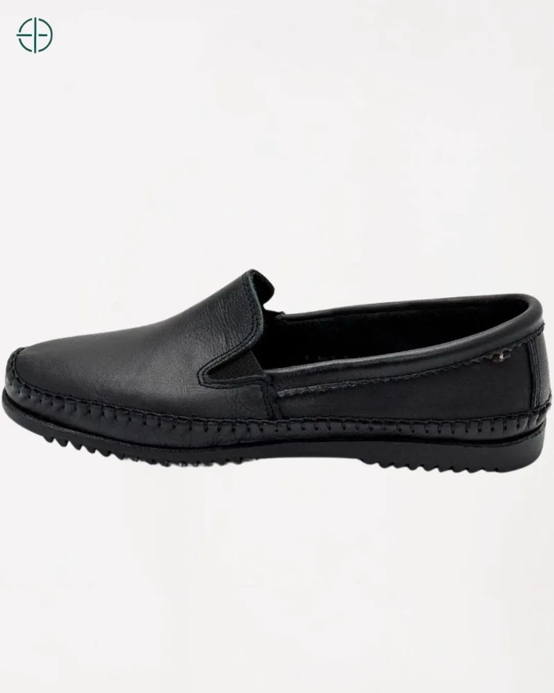 modelo slip on masculino couro legítimo