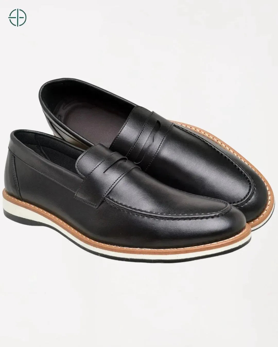 sapato mocassim social masculino na cor preta