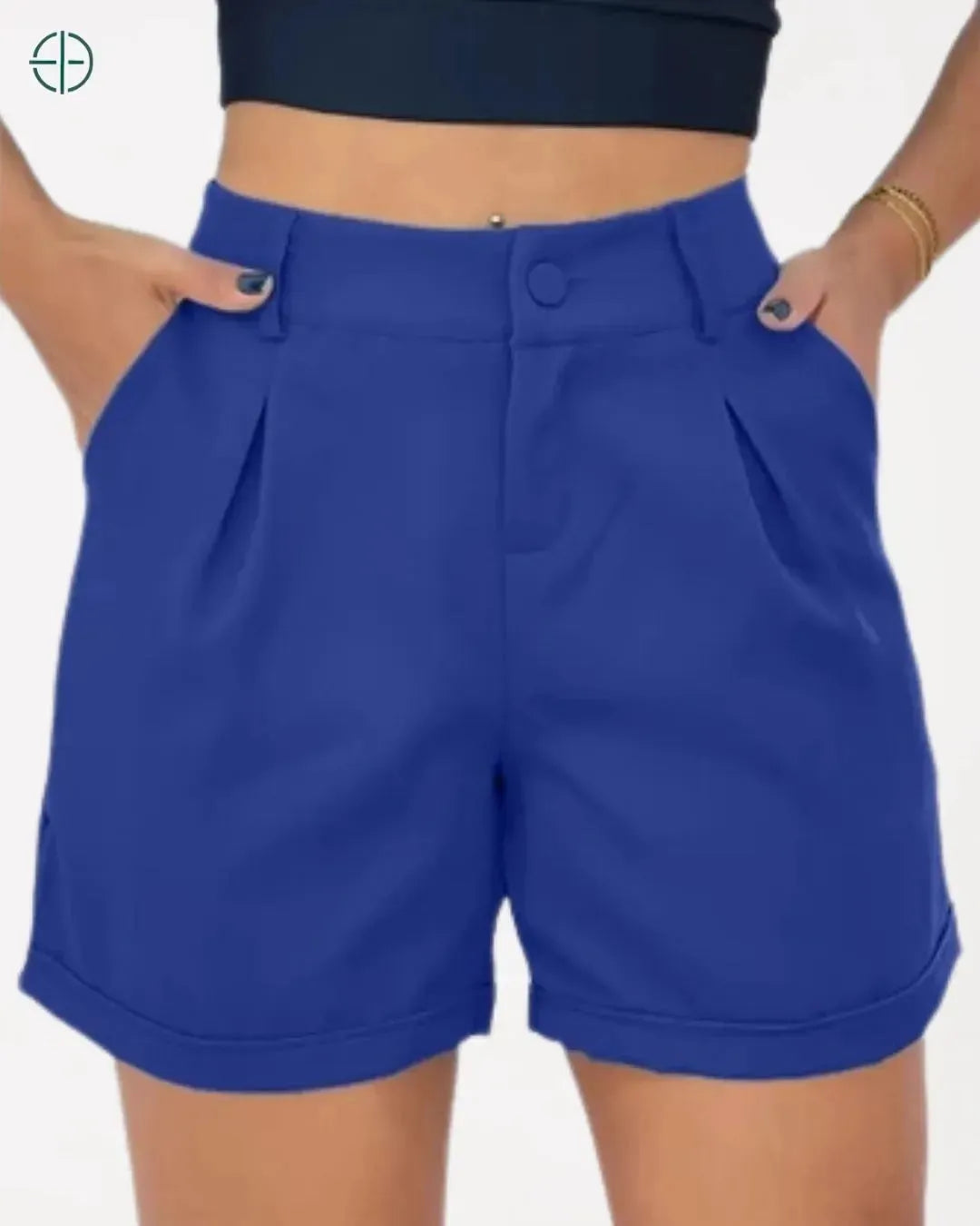 short combinado com camisa para visual elegante
