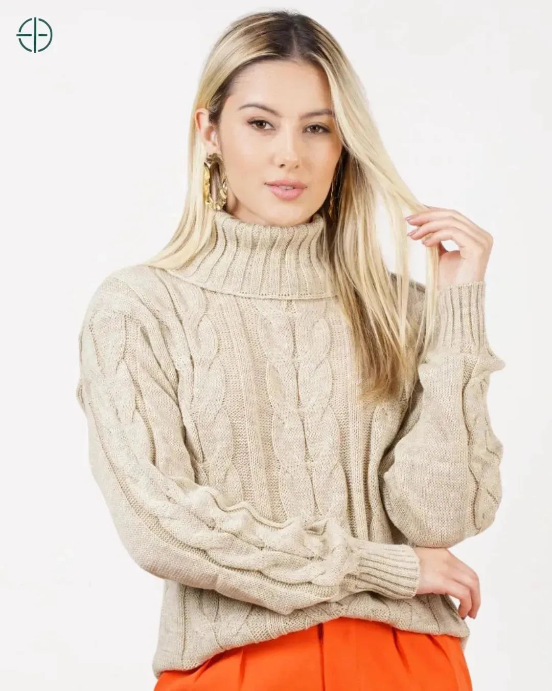 blusa de frio feminina elegante para o inverno