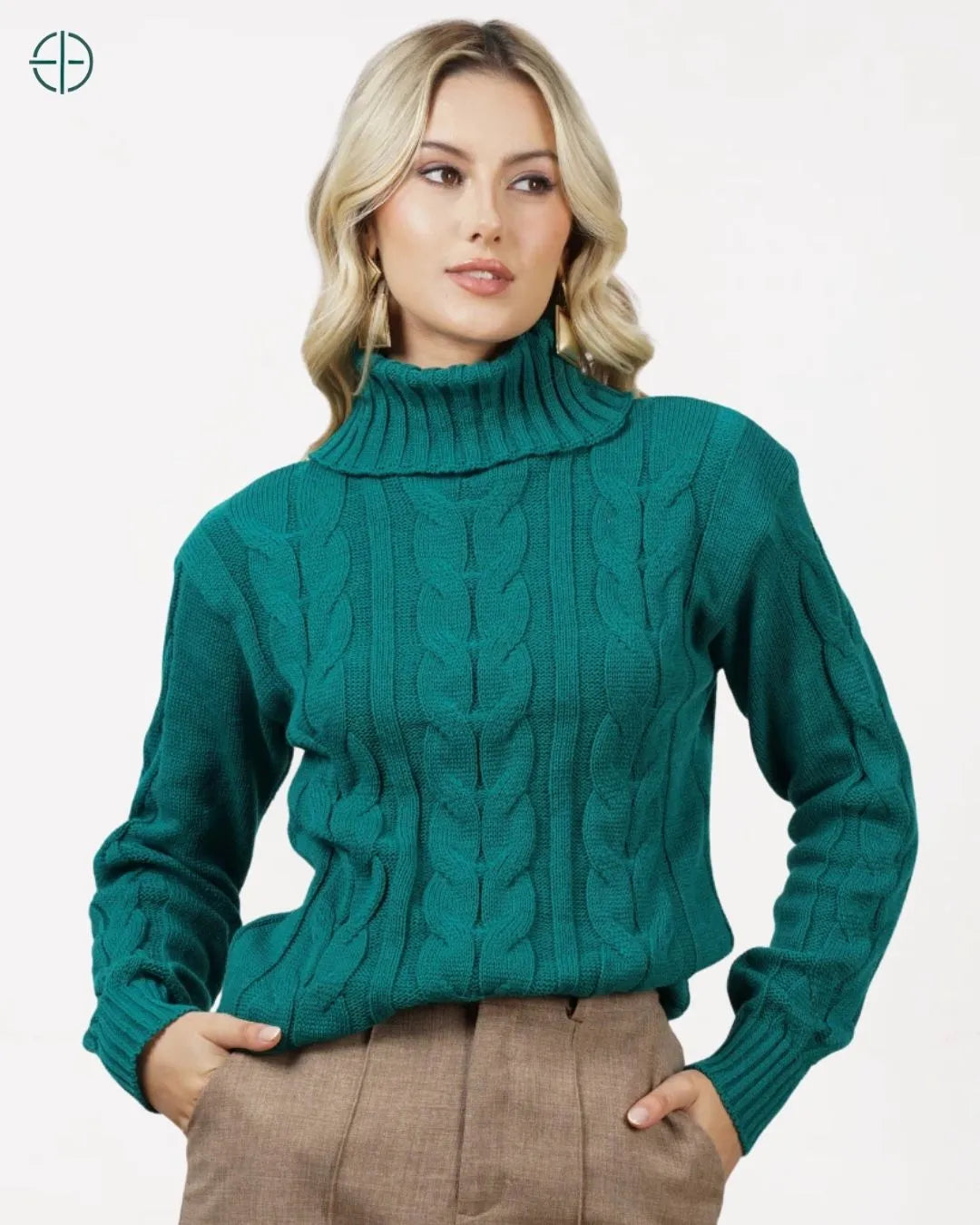 suéter grosso ideal para dias frios