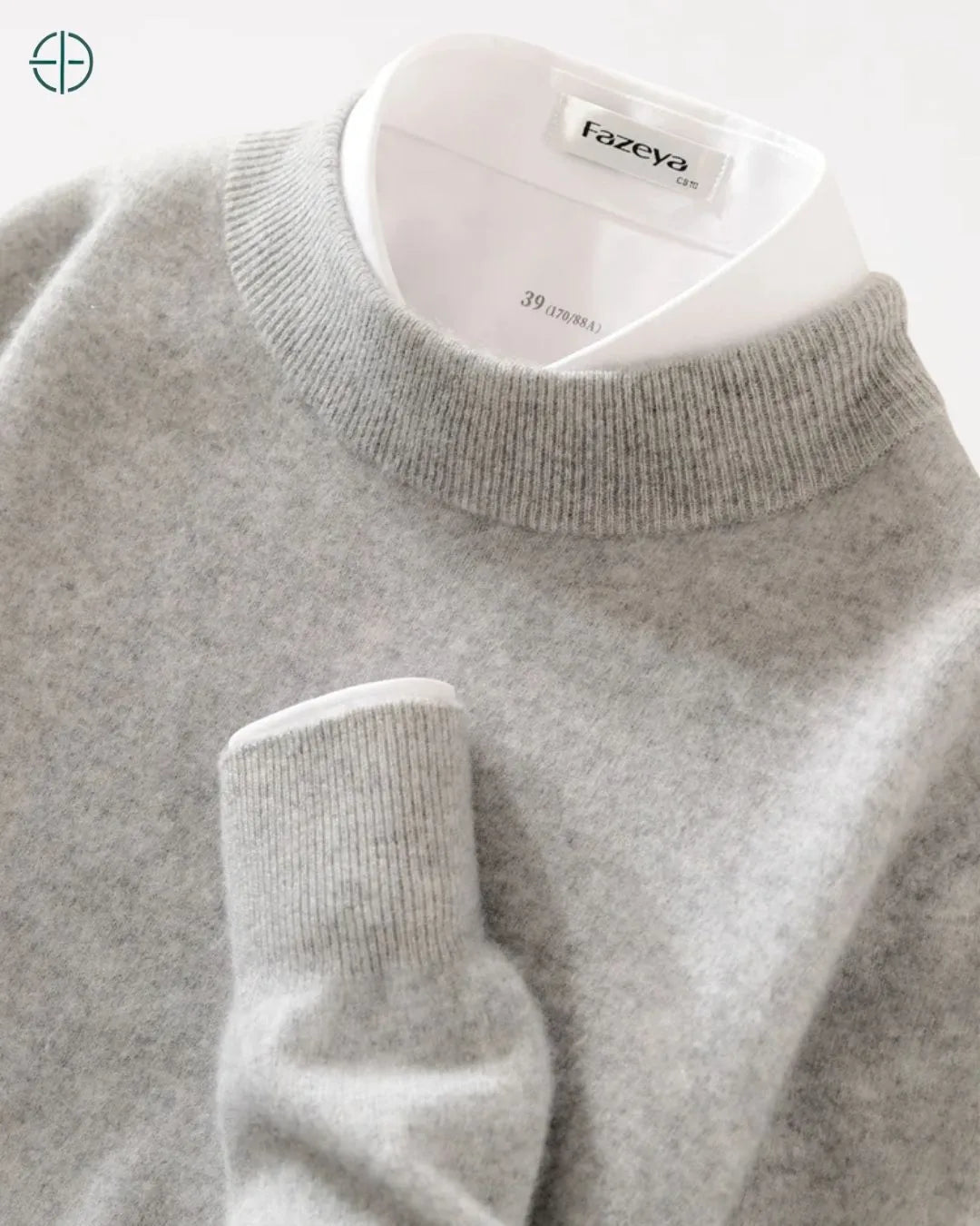 A maciez da caxemira que é perceptível apenas pela observação da imagem.