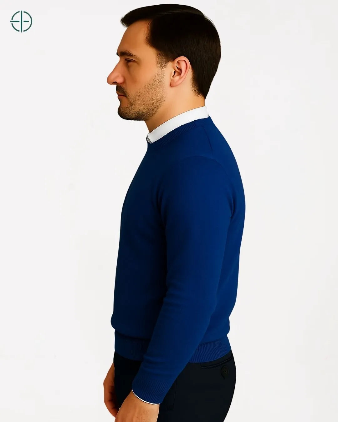 Look neutro e limpo com suéter old money masculino da Rest Money