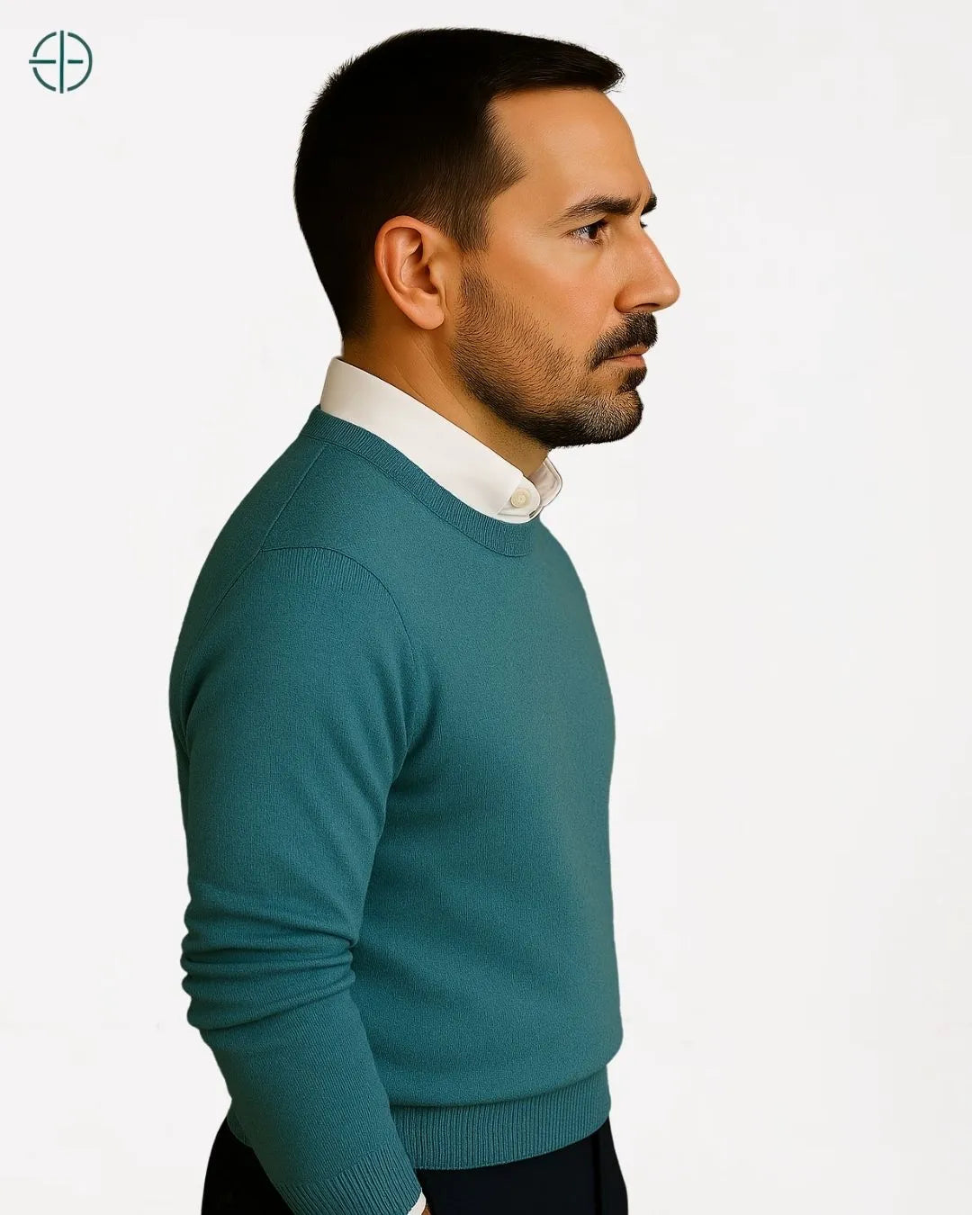 Visual sofisticado com suéter Rest Money 100% caxemira para dias frios