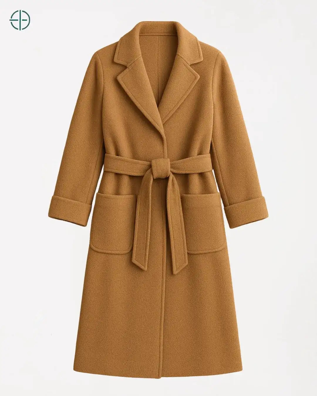 Blazer Longo com Cinto 100% Caxemira | Rest Money™