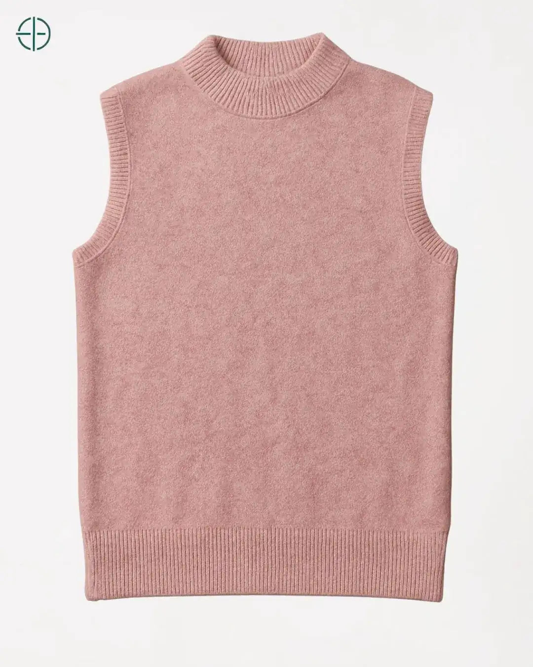 Colete Gola Alta 100% Caxemira | Rest Money™