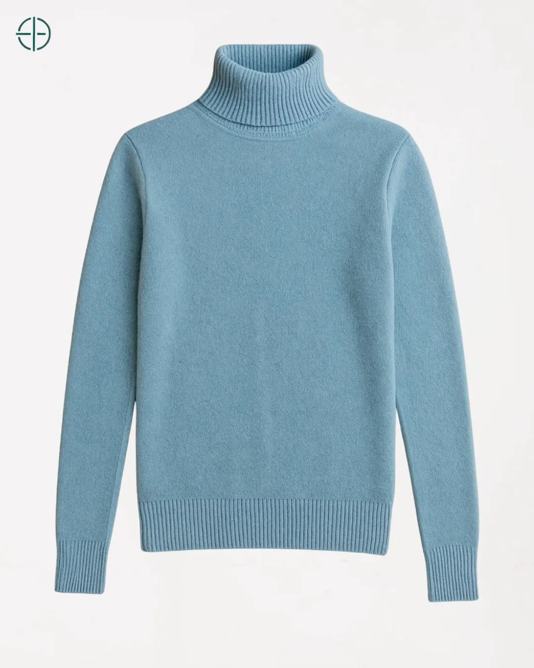 Suéter Feminino Gola Alta 100% Caxemira | Rest Money™