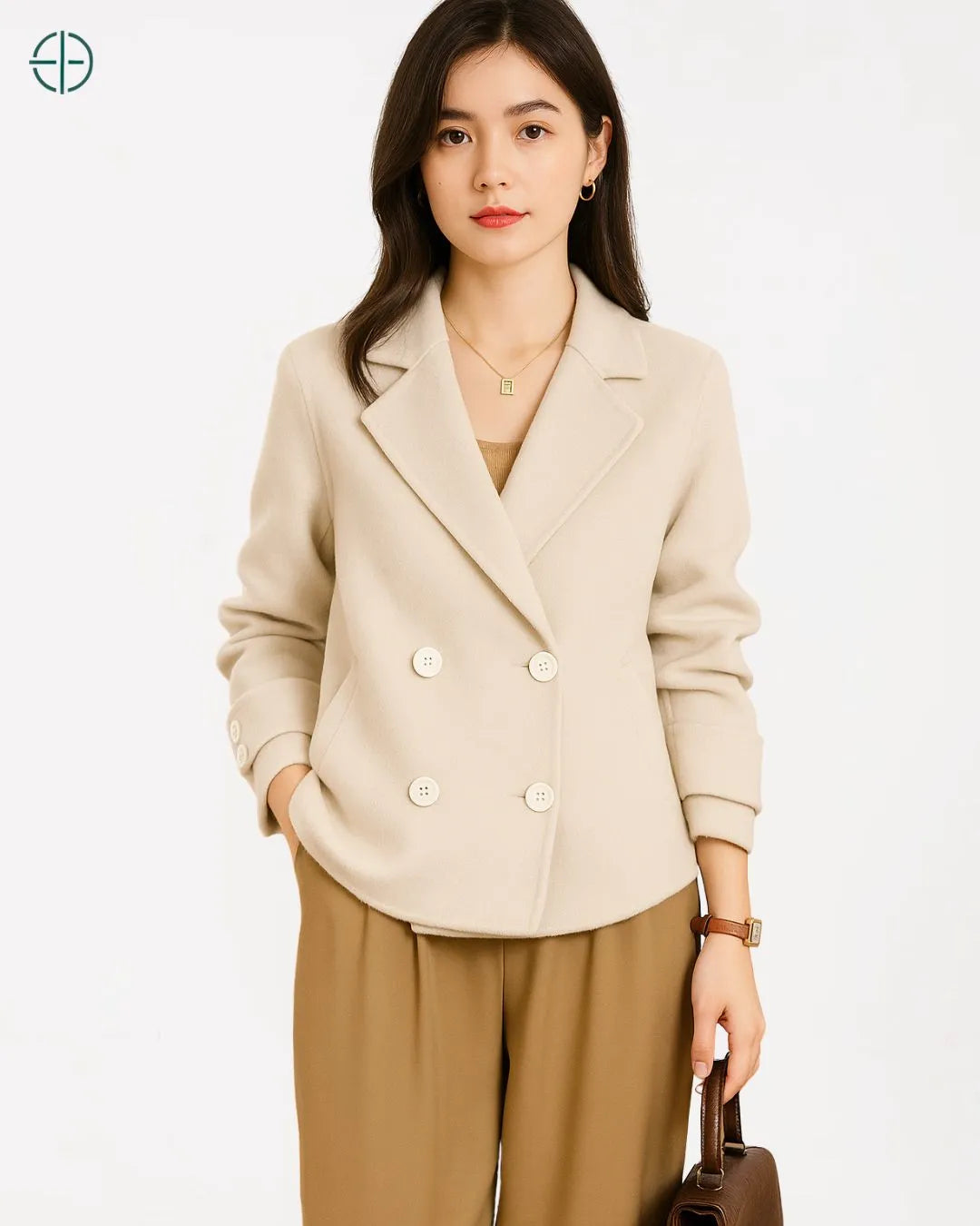 Blazer Lapela Transpassado 100% Caxemira | Rest Money™