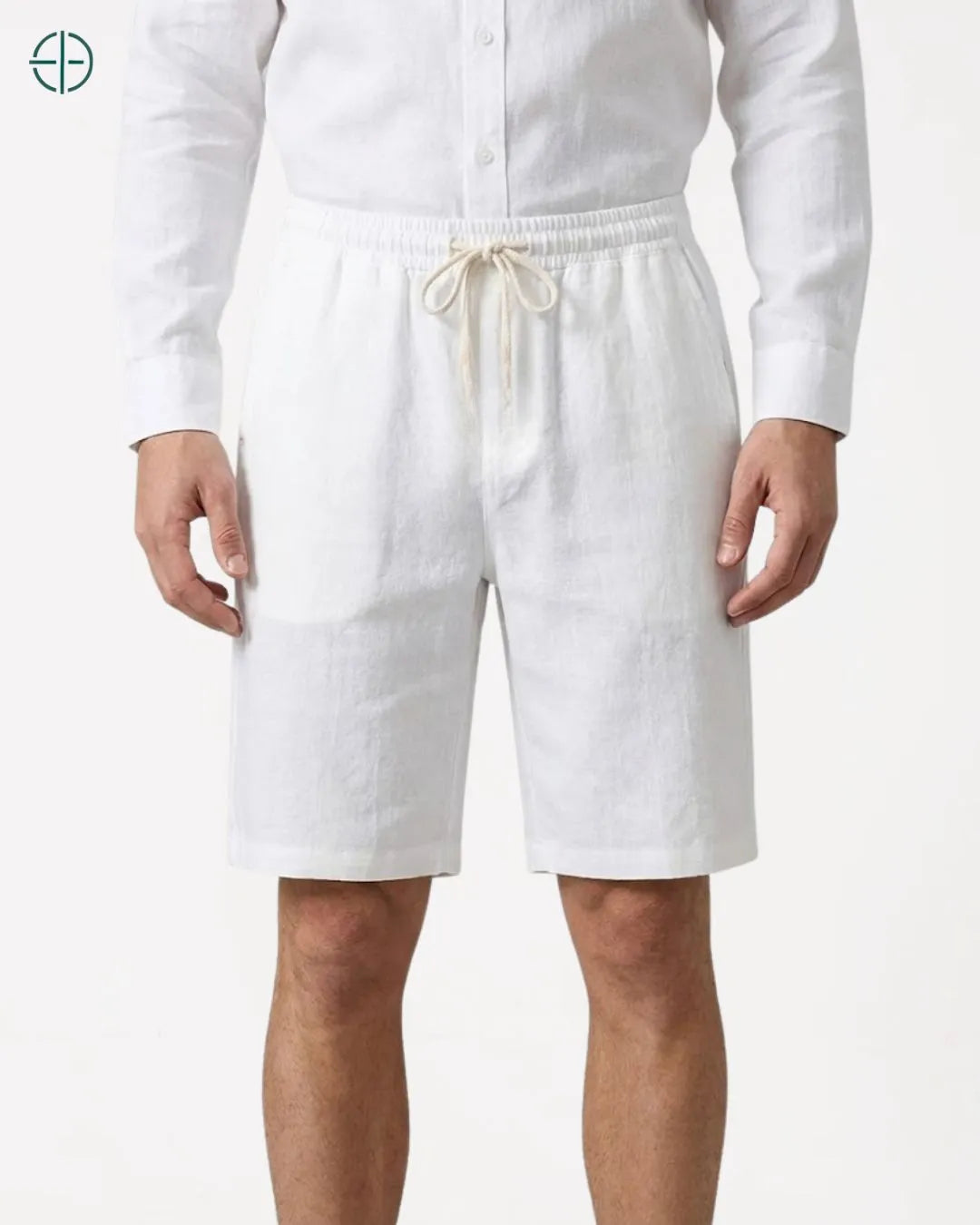 Bermuda de Linho Branco | Rest Money™