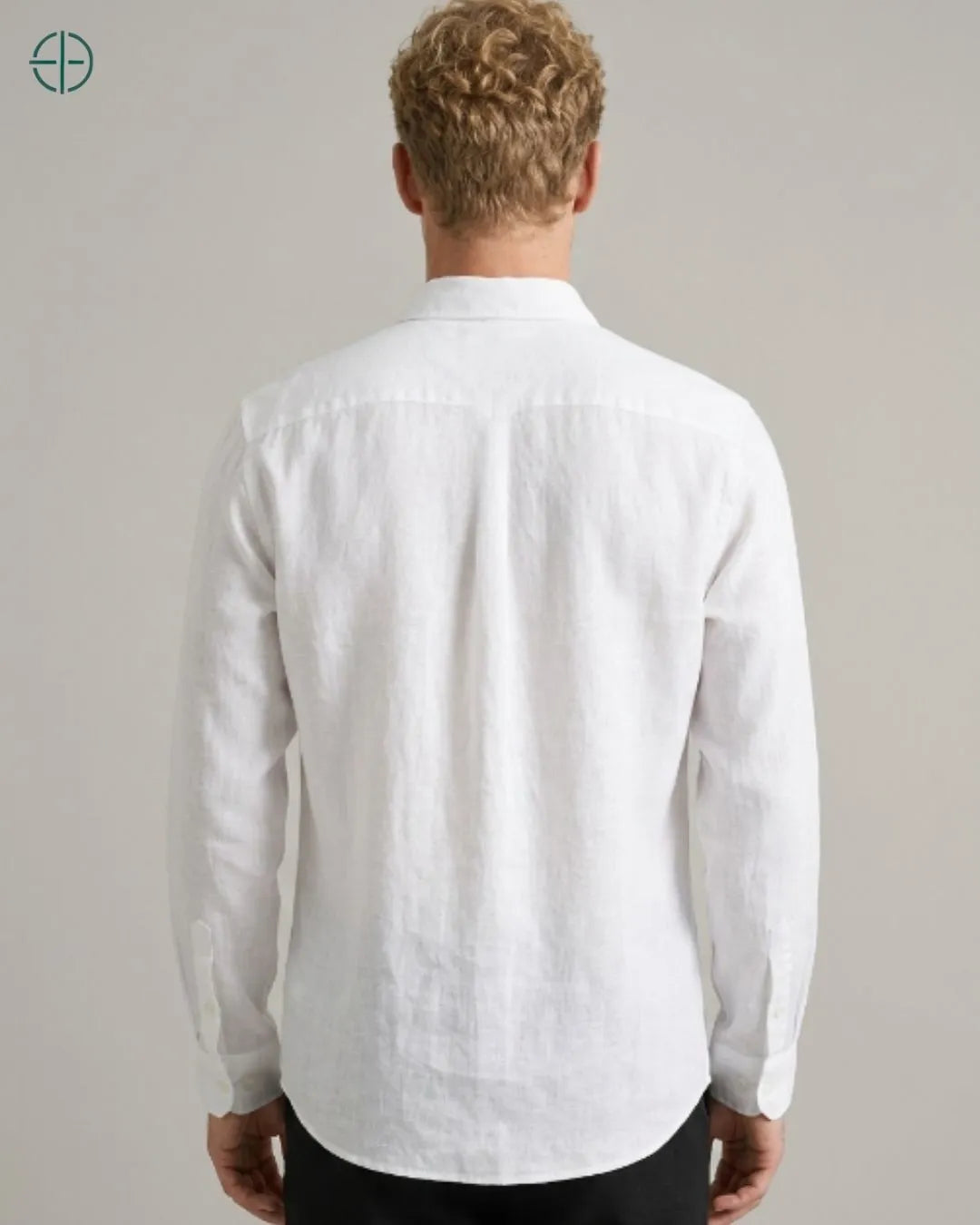 Camisa 100% Linho Masculina Sem Bolso | Rest Money™