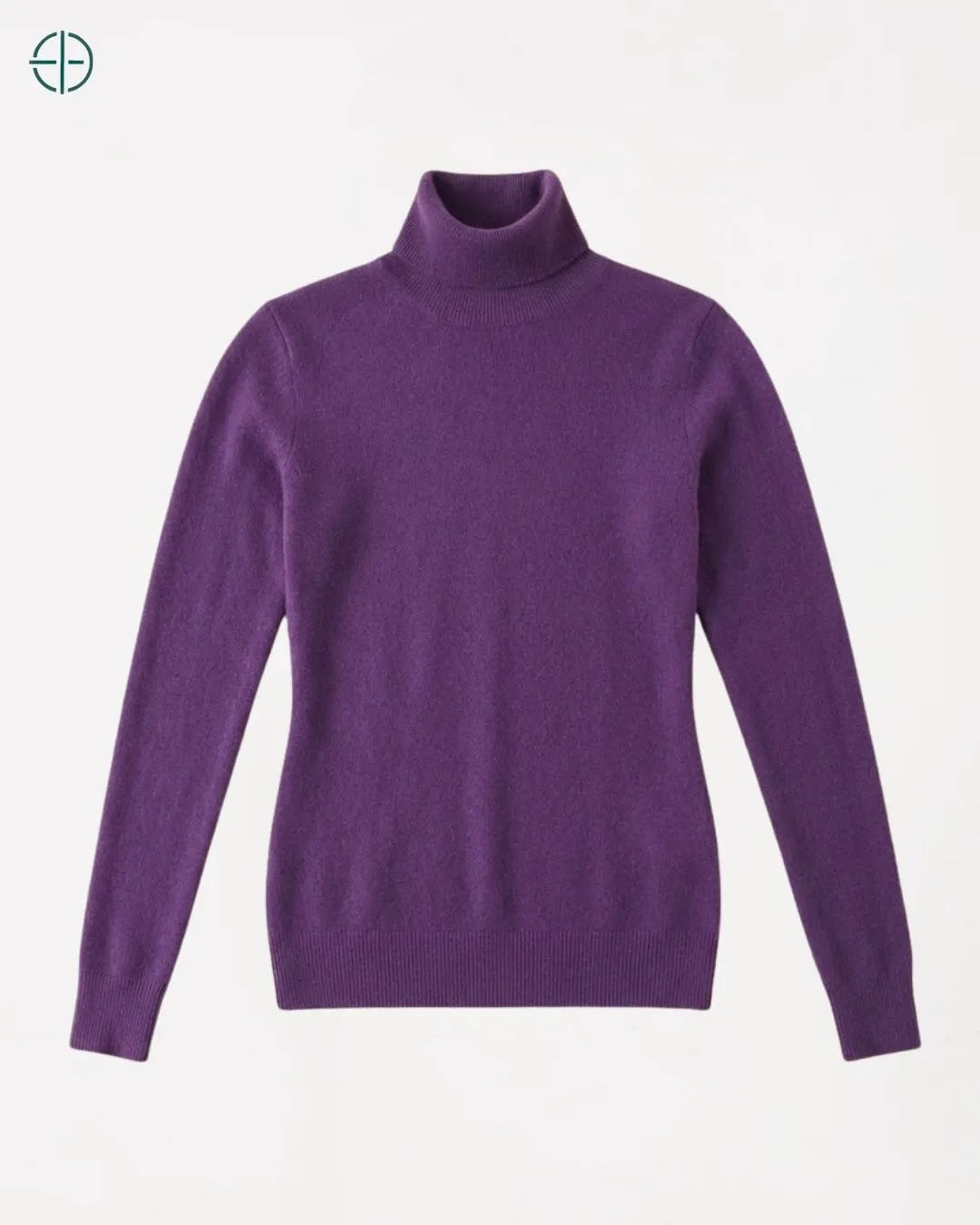 Suéter Feminino Gola Alta 100% Caxemira | Rest Money™