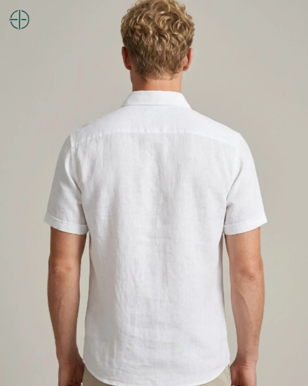 Camisa 100% Linho Belga Manga Curta | Rest Money™