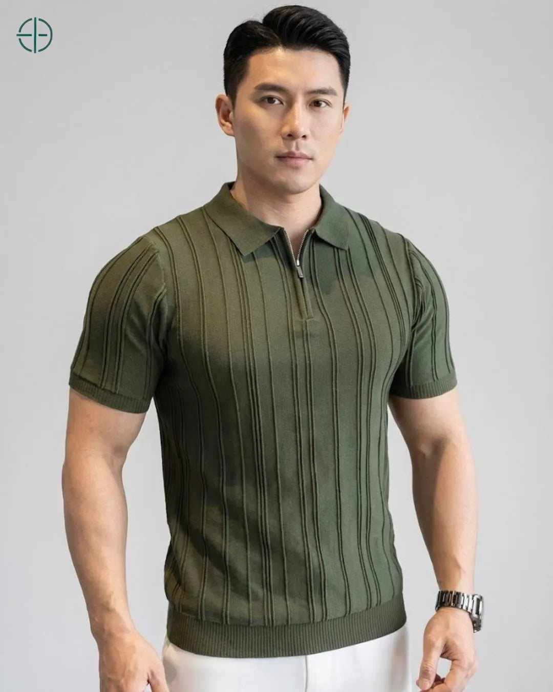 Camisa Polo Malha Meio Zíper | Rest Money™