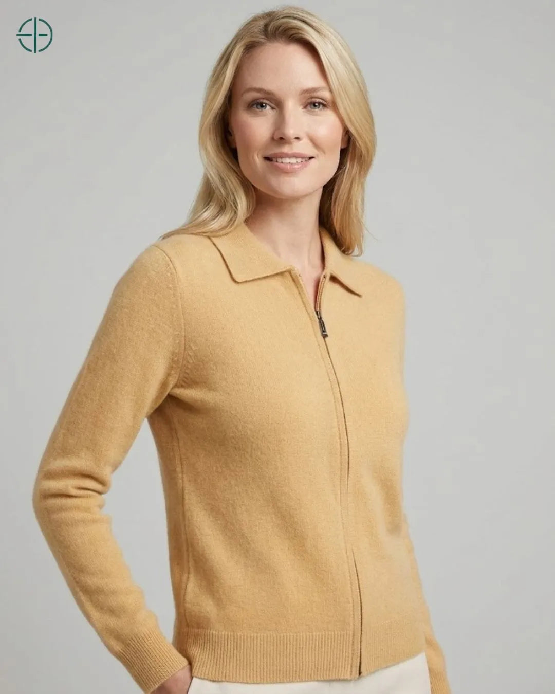 Suéter Feminino Doria Laranja 100% Cashmere | Rest Money™