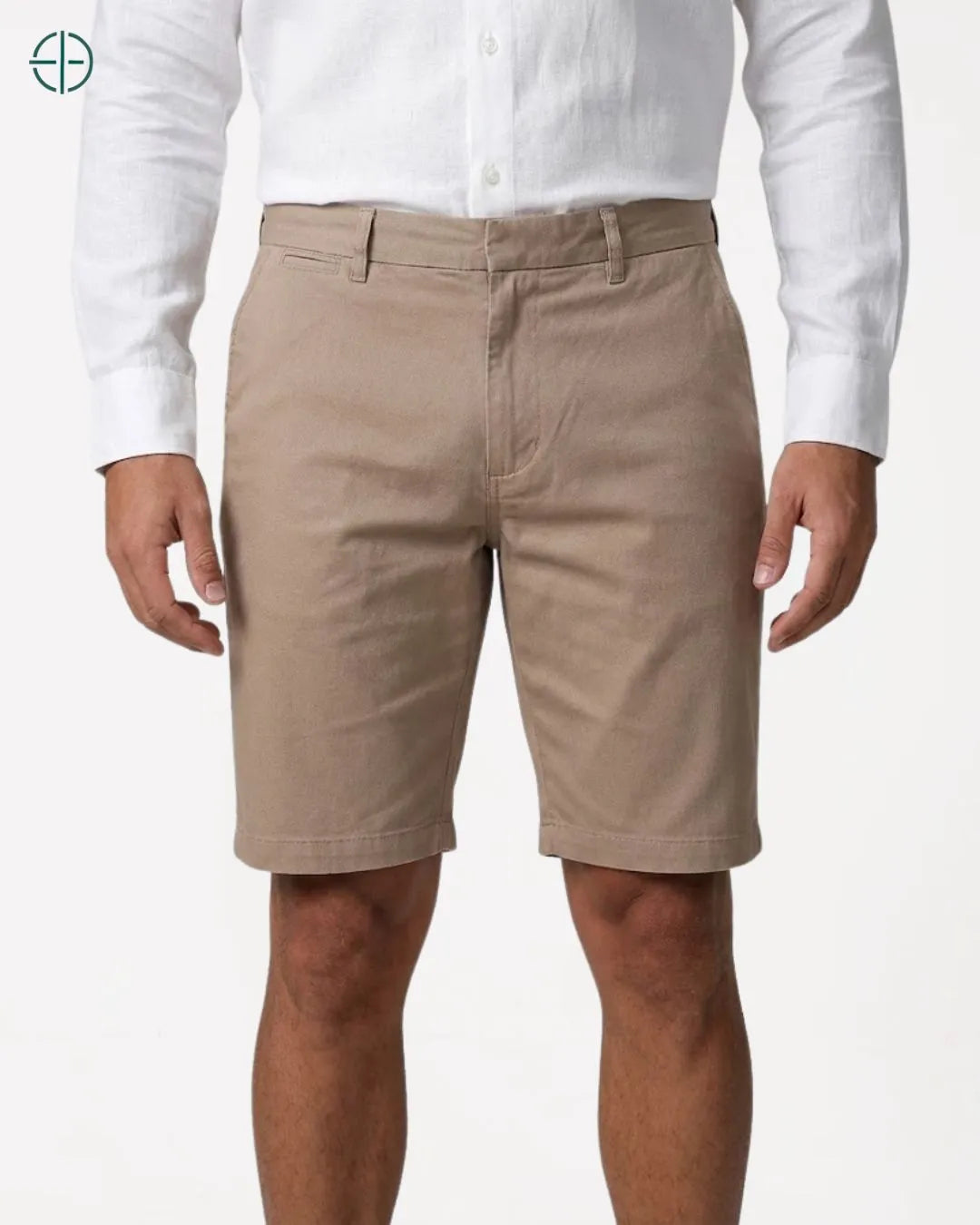 Bermuda Masculina de Sarja Caqui | Rest Money™