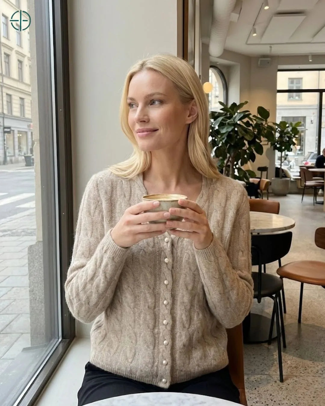Cardigan Feminino Verbania 100% Cashmere | Rest Money™