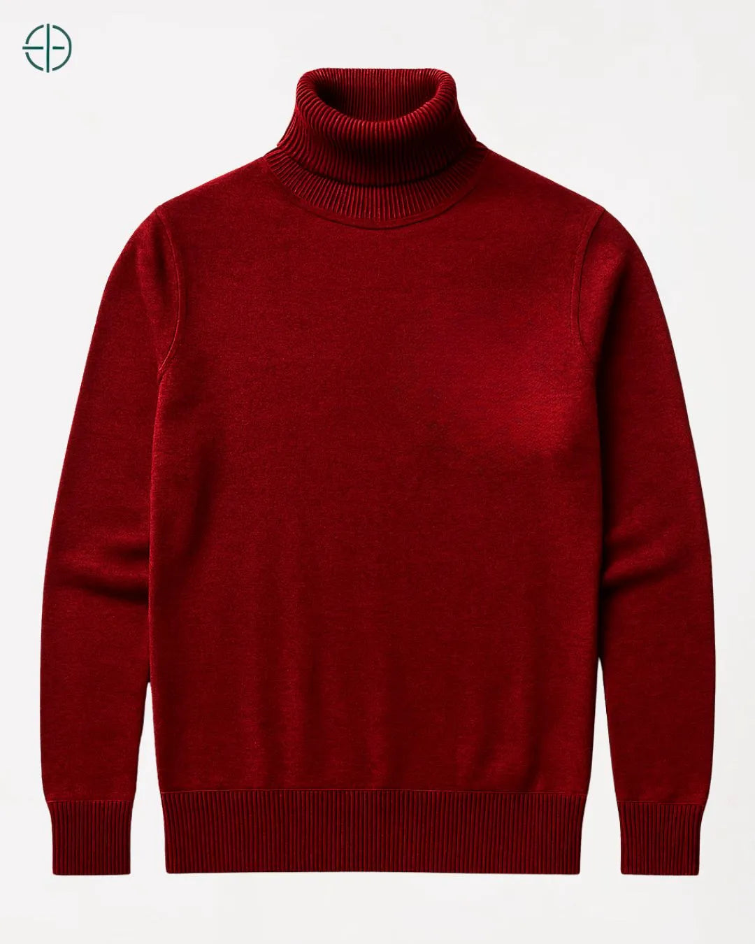 Suéter Gola Alta Masculino Vermelho | Rest Money™