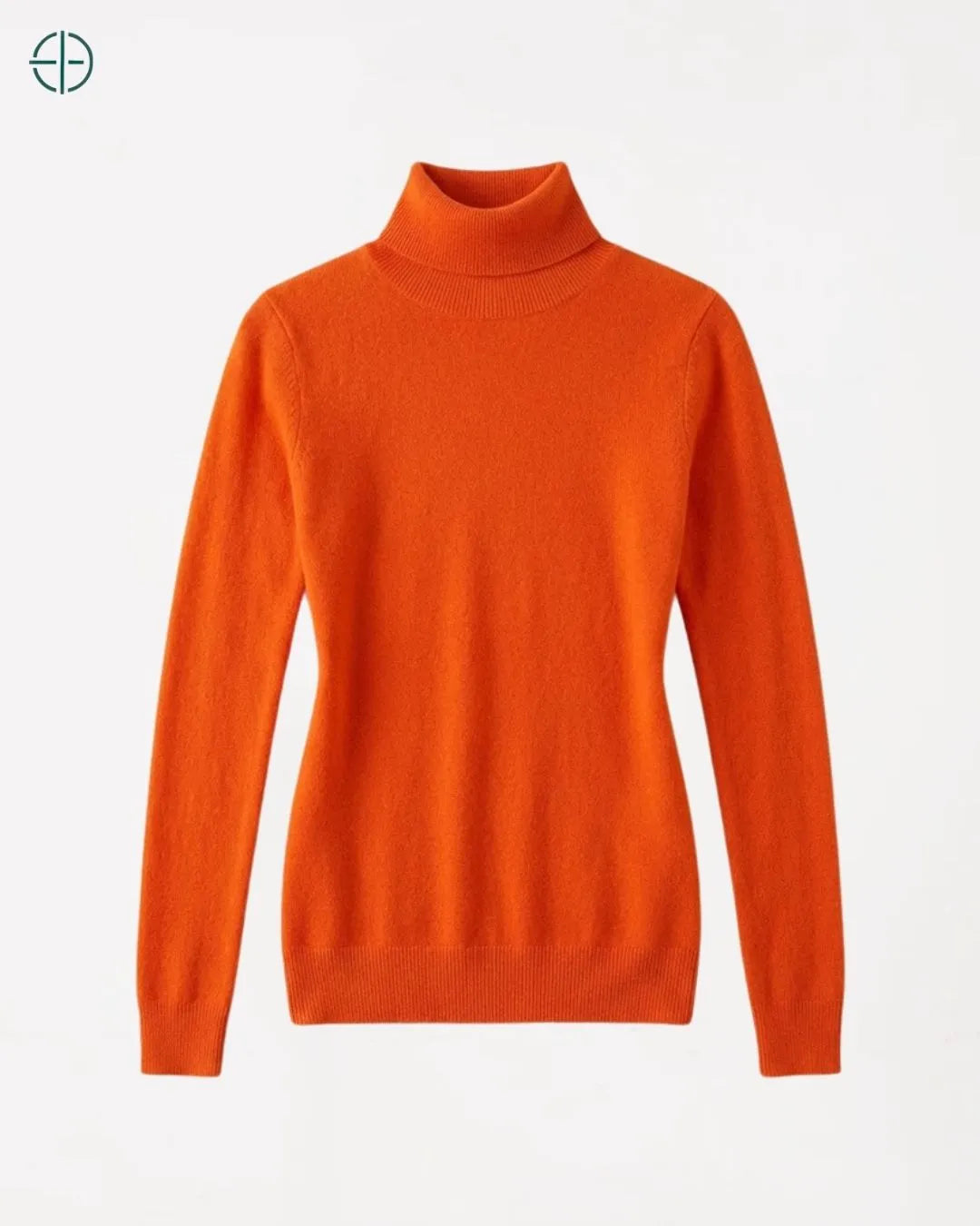 Suéter Feminino Gola Alta 100% Caxemira | Rest Money™